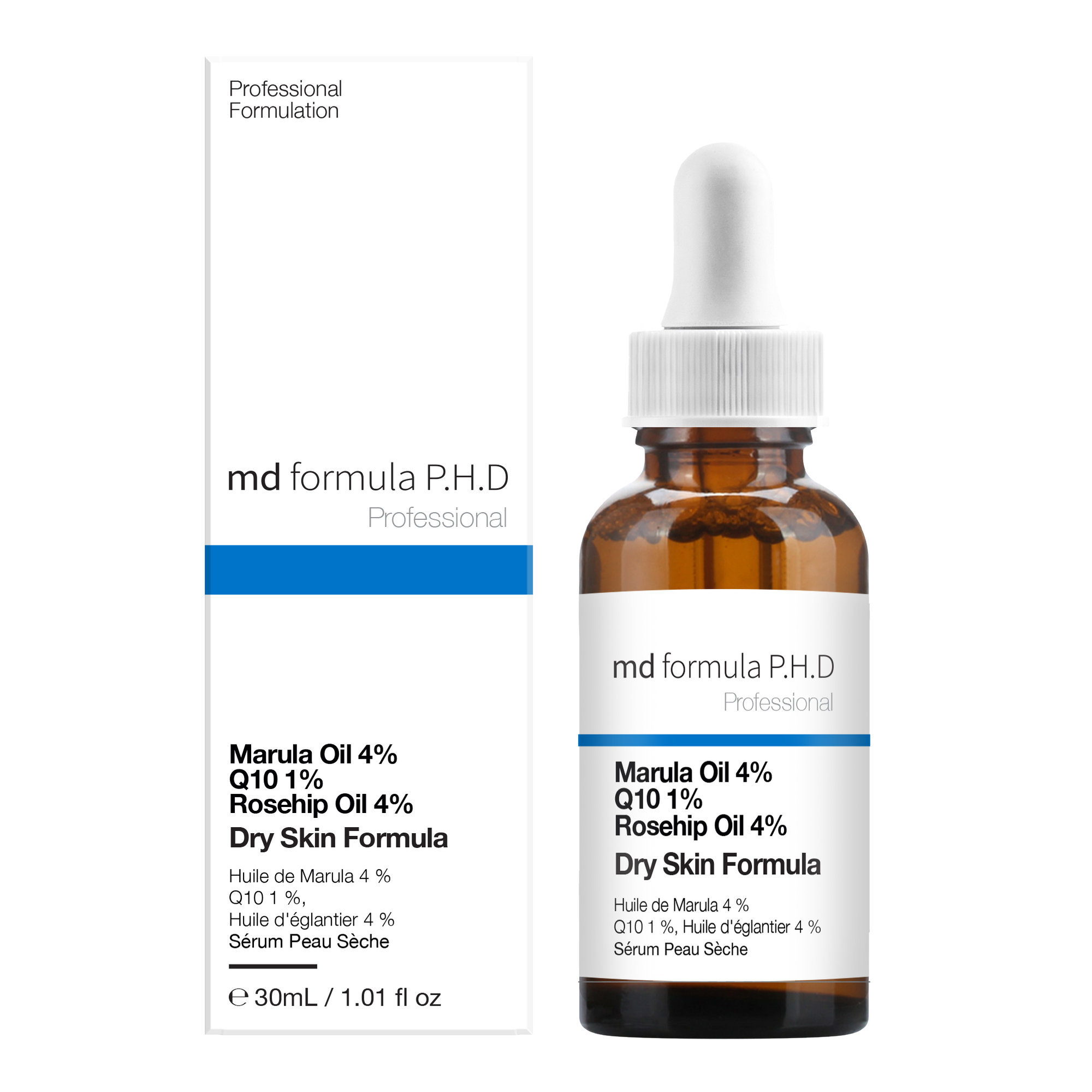 Dry Skin - Marulua Oil 4%, Q10 1%, Rosehip Oil 4% Md Formula vista0