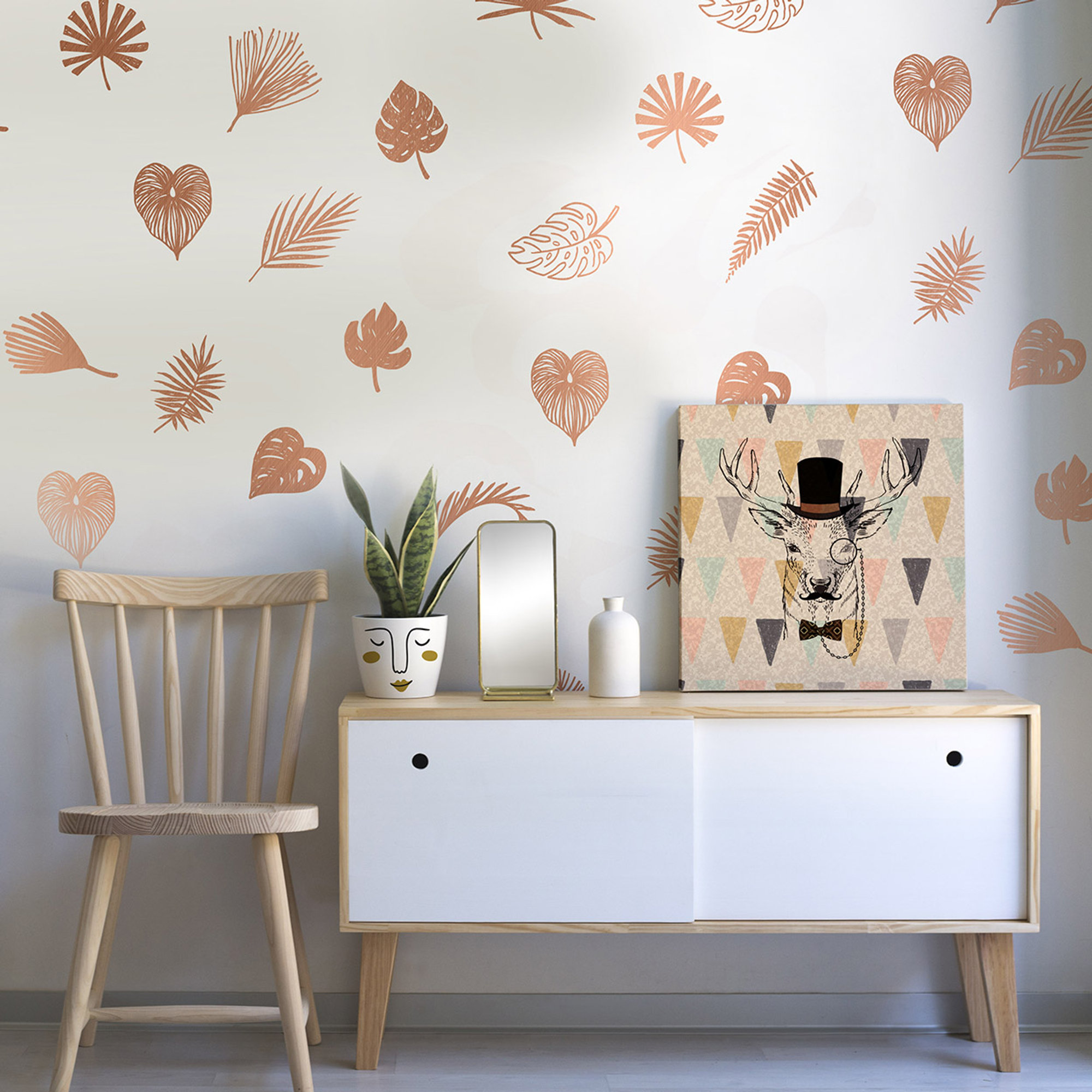 Buffet 2 modules, blanc Una casa in stile Frida Kahlo vista1