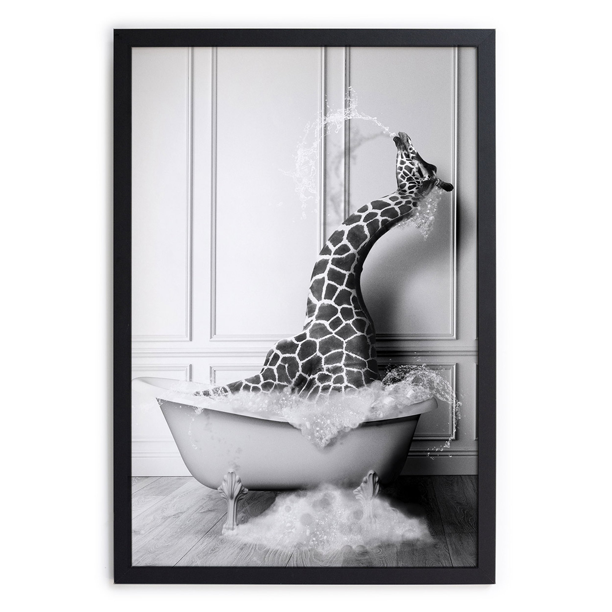 Lámina enmarcada 40x30 - Baño jirafa Una casa de estilo Frida Kahlo vista0