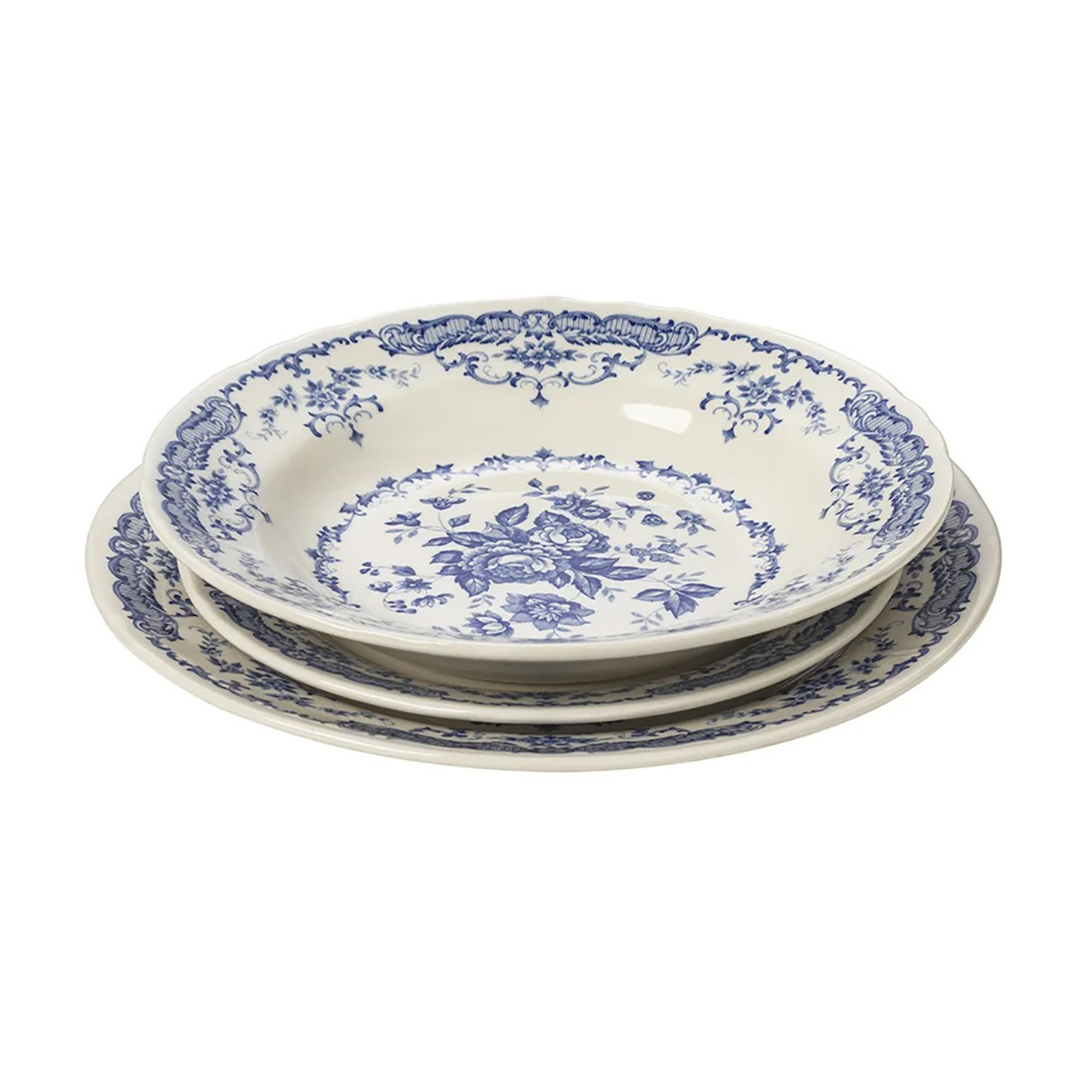 Service de table Rose Collection par Bitossi Home 18 pièces, bleu Casa outlet vista1