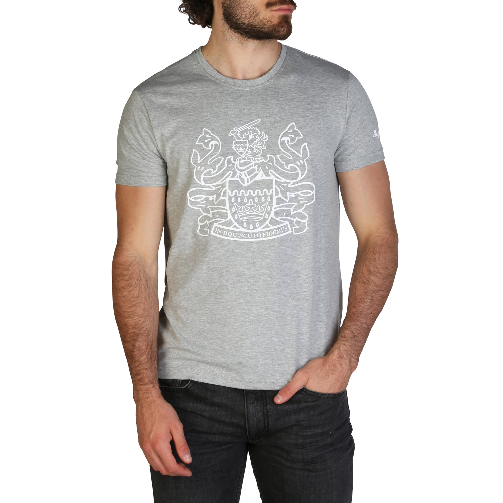 T-shirt Grigio Uomo AQUASCUTUM vista0
