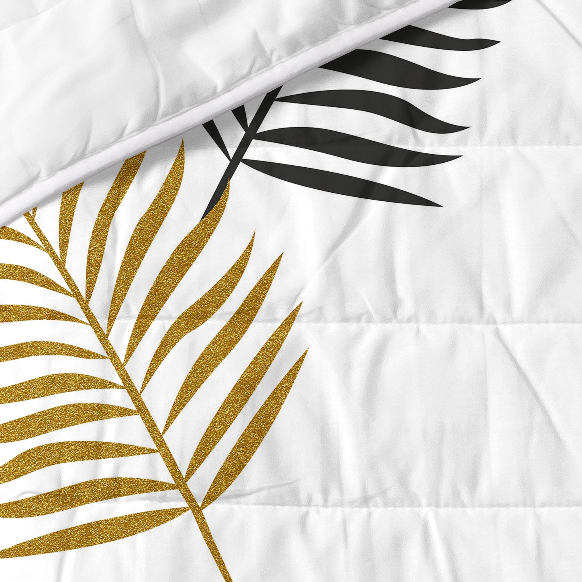 Couvre-lit Foliage 150 (250 x 260 cm) Blanc vista2