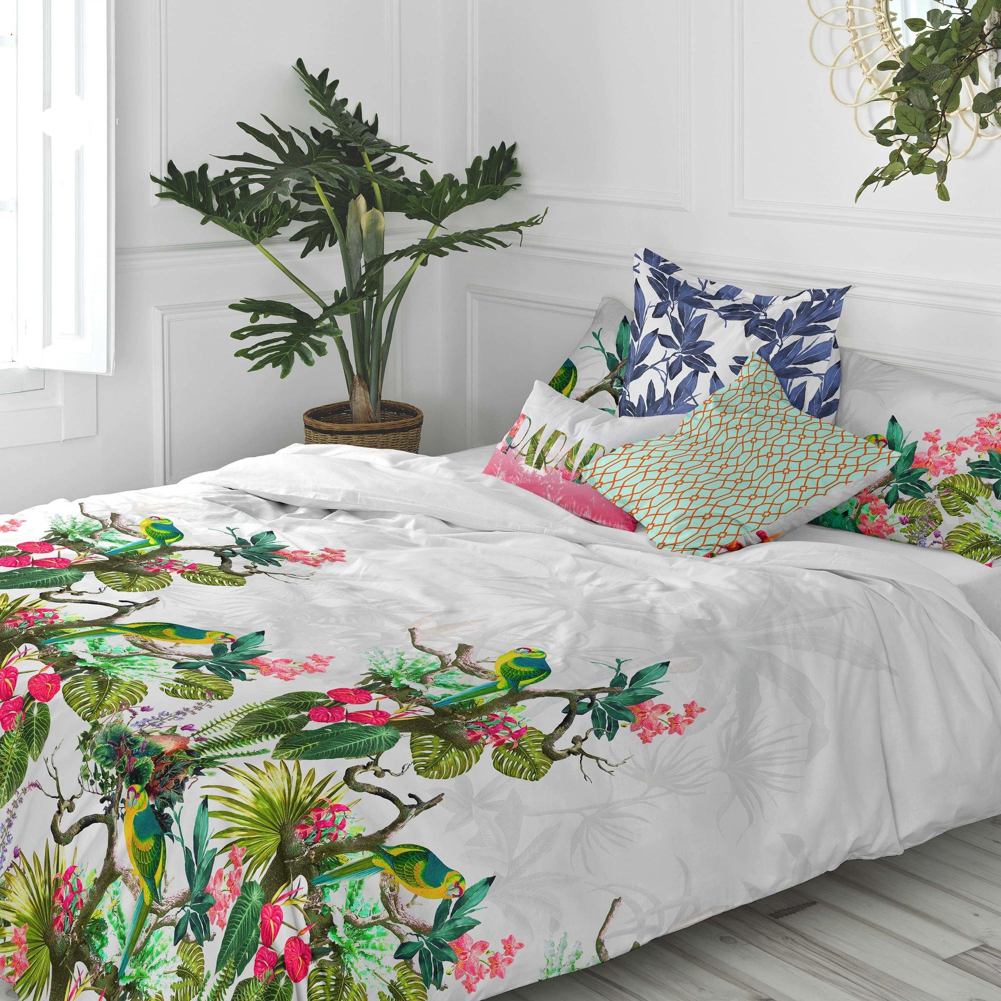 Housse de couette Tropic 200x200 cm Happy Friday - feed vecchi vista3