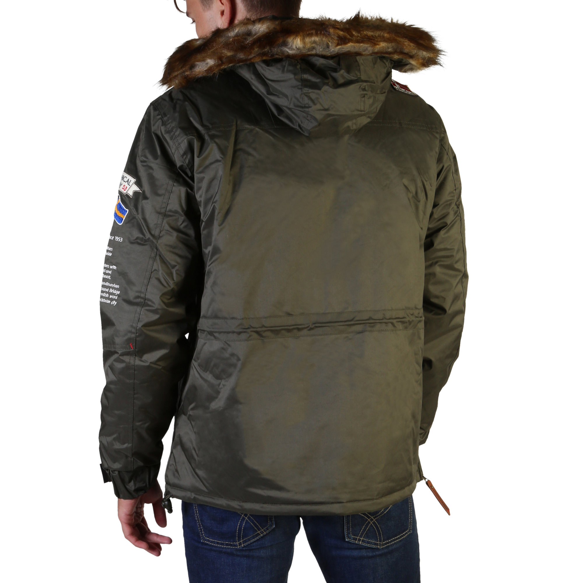 Giacche Verde Uomo Geographical Norway vista1