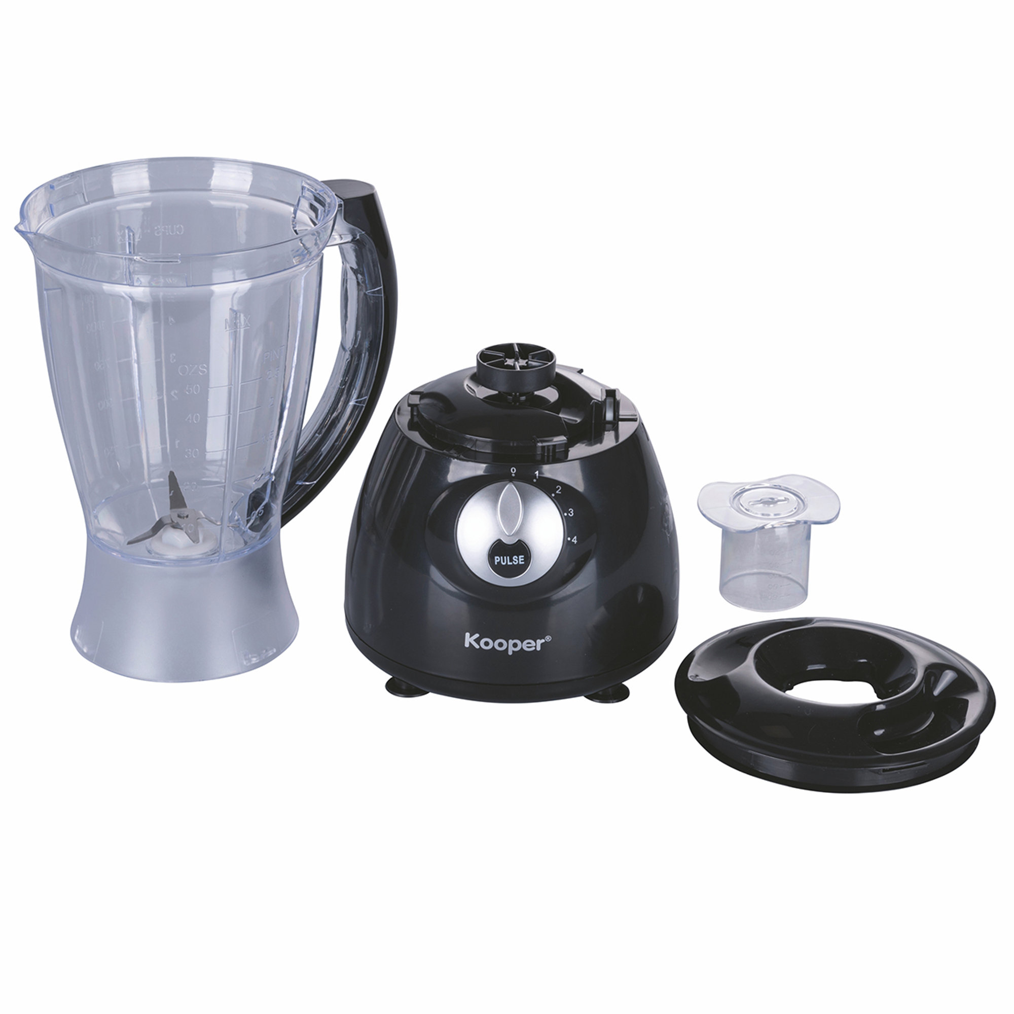 Frullatore 350W 4 velocita' nero Kooper vista3