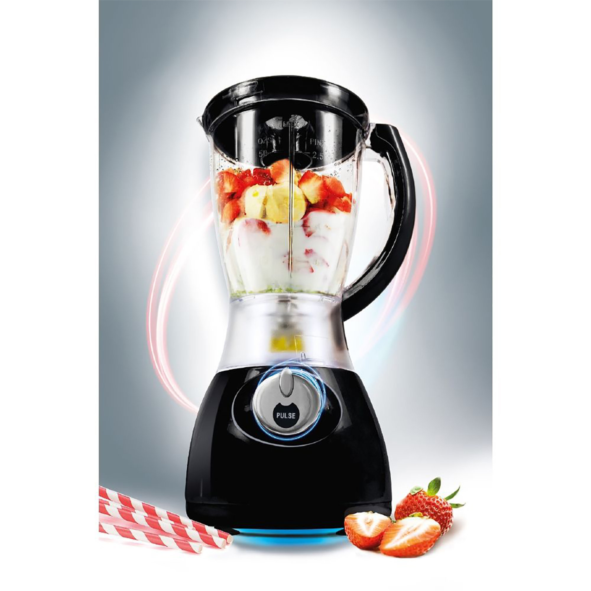 Frullatore 350W 4 velocita' nero Kooper vista10