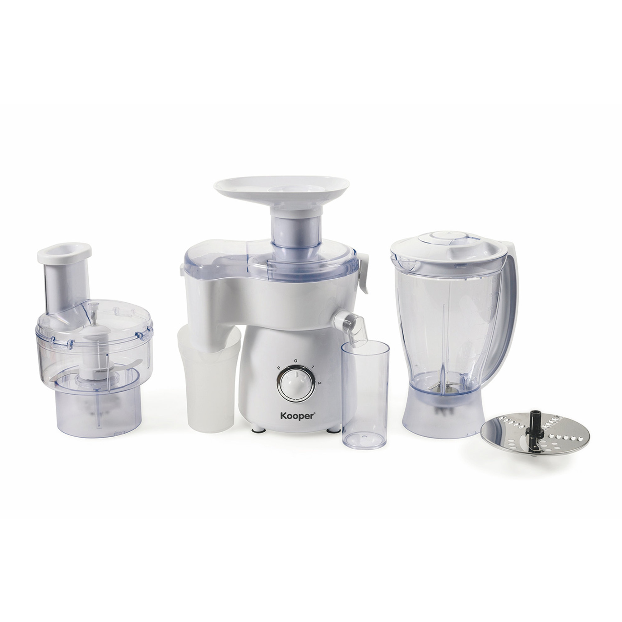 Robot cucina multifunzione bianco 400W Kooper vista1
