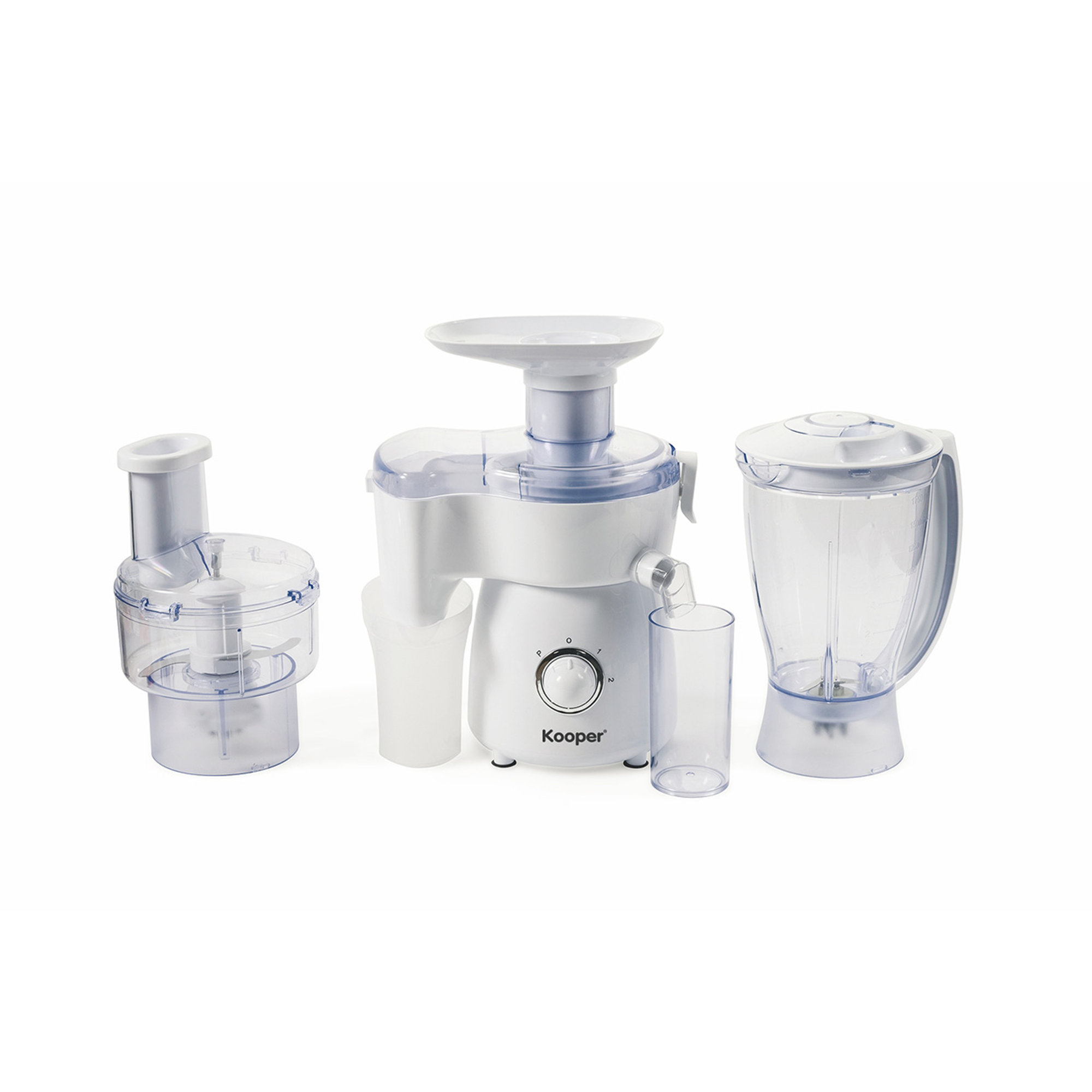 Robot cucina multifunzione bianco 400W Kooper vista2