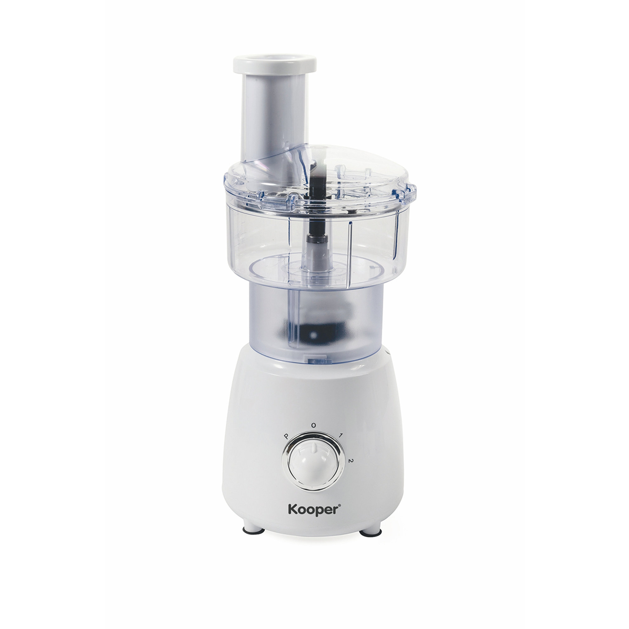Robot cucina multifunzione bianco 400W Kooper vista11