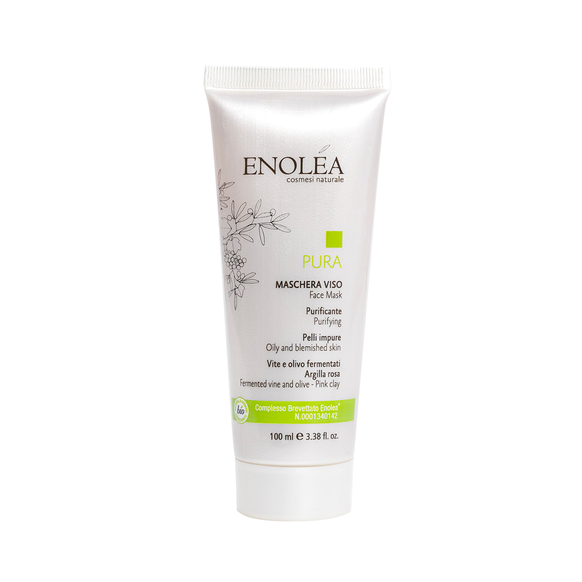 Maschera viso purificante PURA - 100 ml Enolea vista0