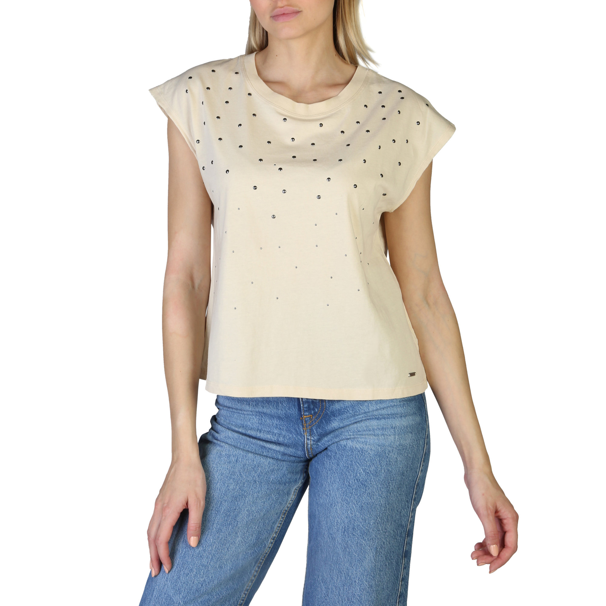 T-shirt Bianco Donna Pepe Jeans vista0