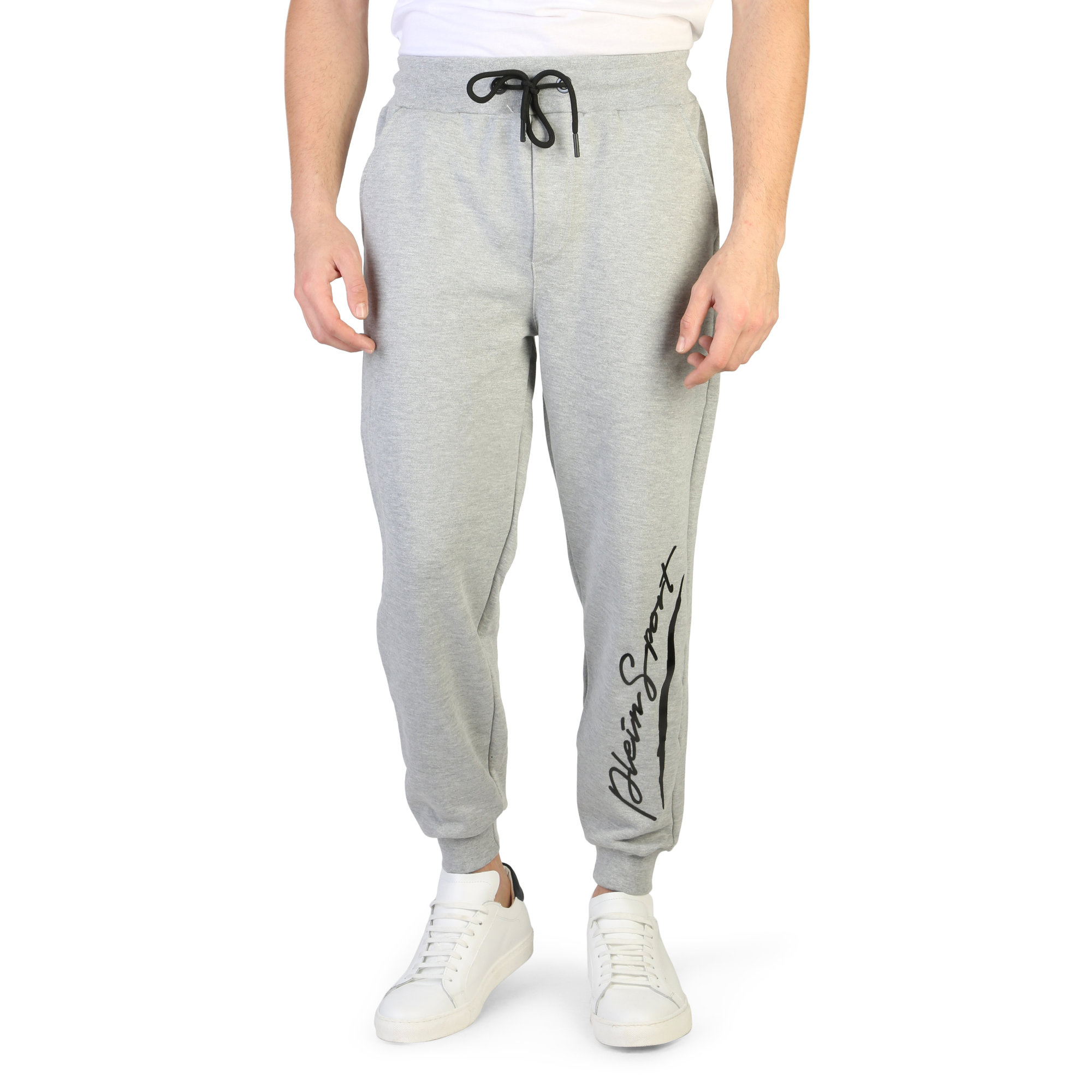 Pantaloni Tuta Grey Men Plein Sport vista0
