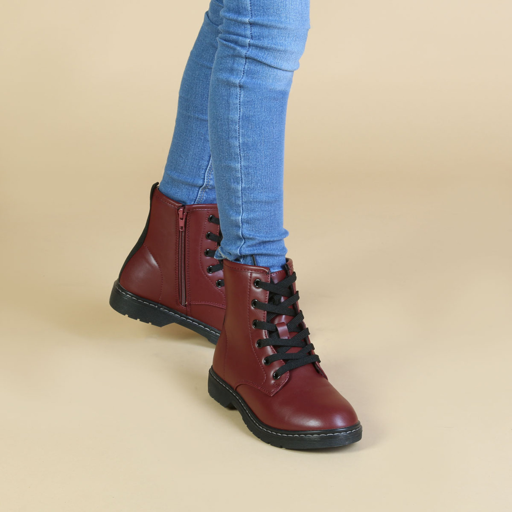 Stivaletti Rosso Bambino Shone vista1