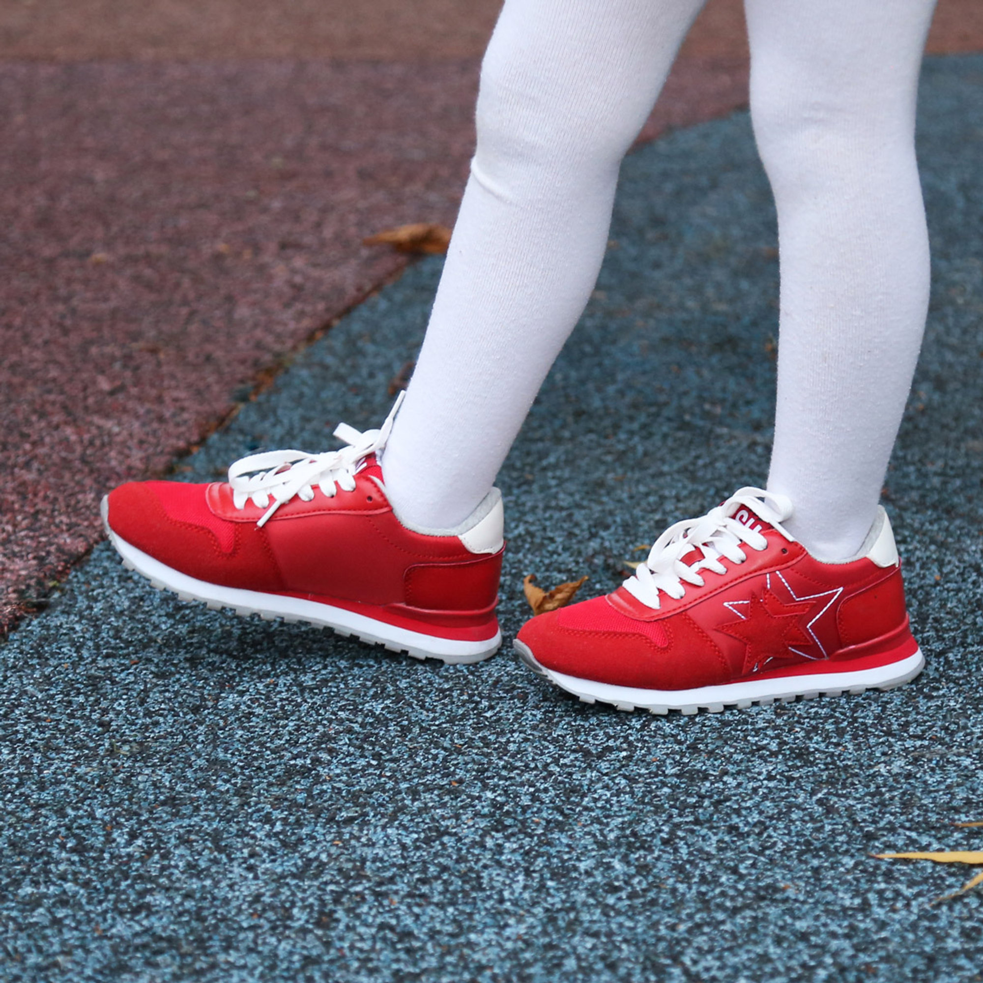 Sneakers Bianco Bambina Shone vista1