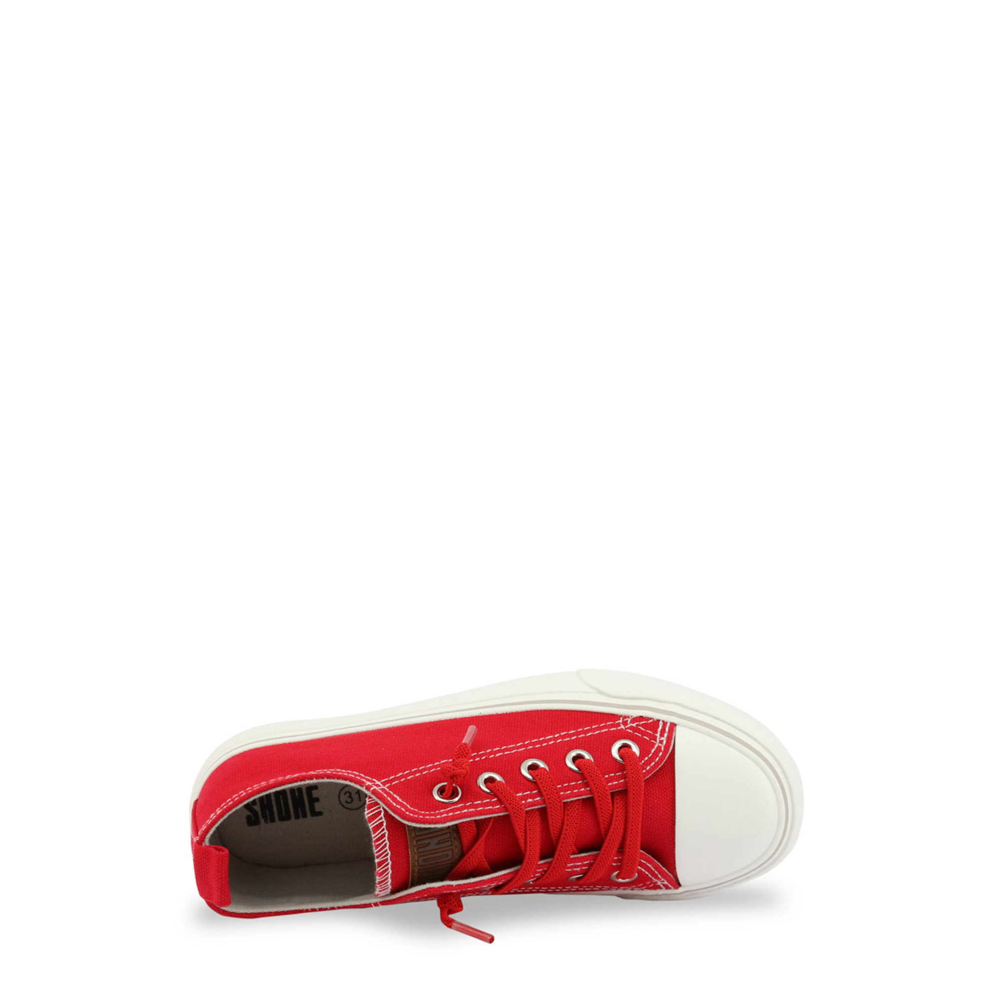 Sneakers Rosso Bambino Shone vista2