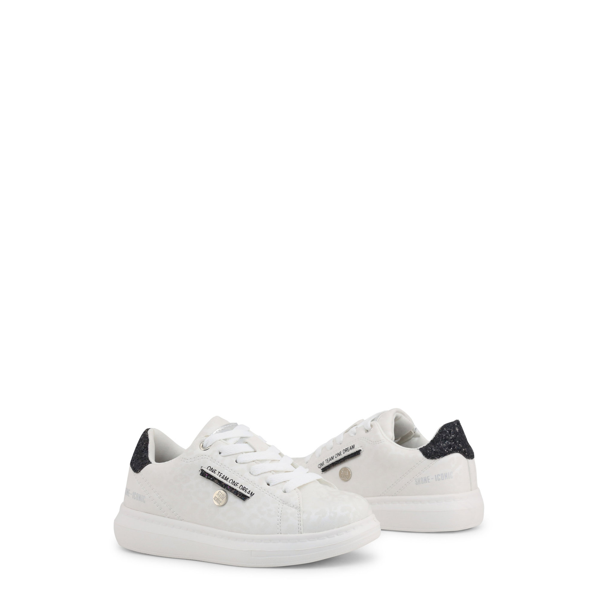 Sneakers Bianco Bambina Shone vista2