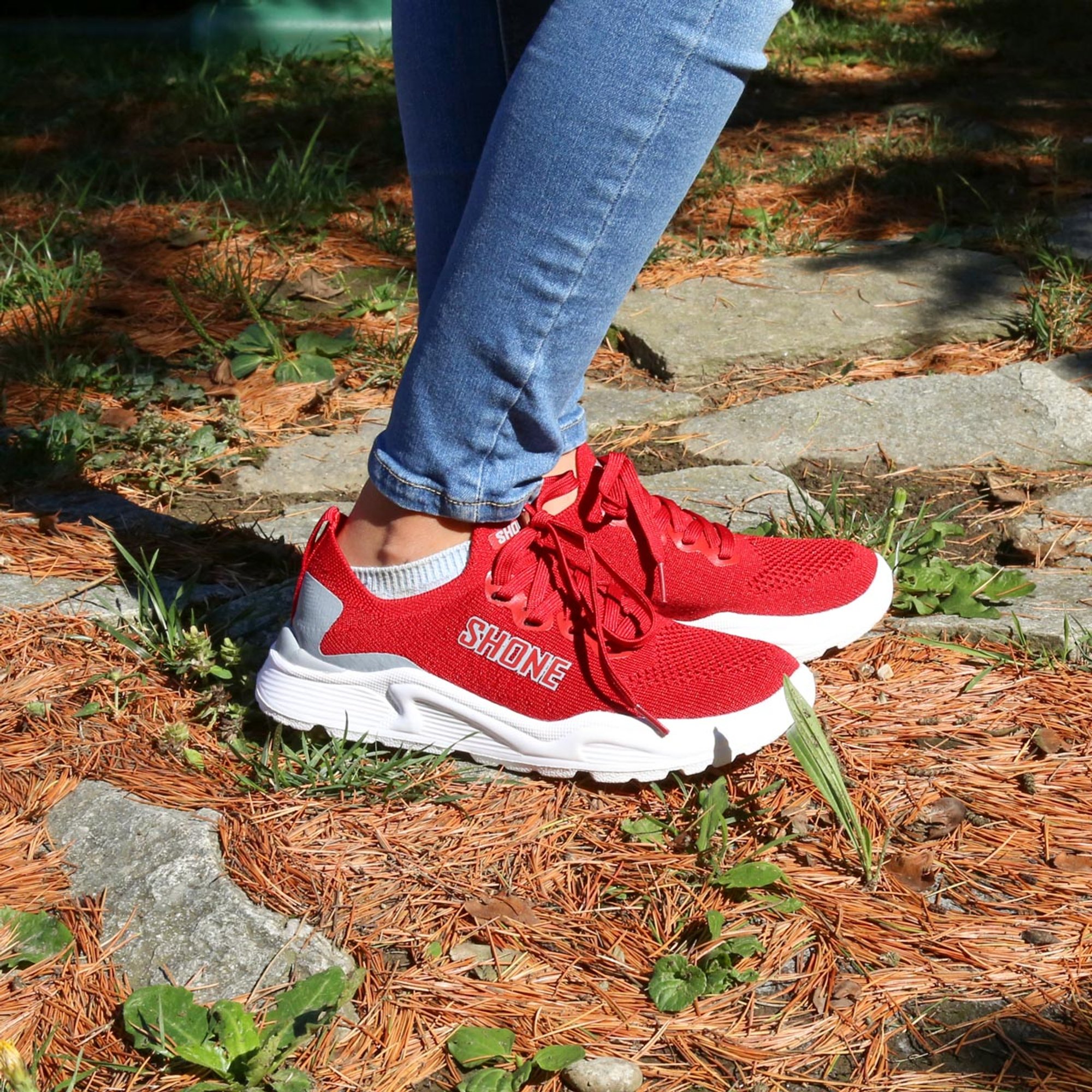 Sneakers Nero Bambino Shone vista1