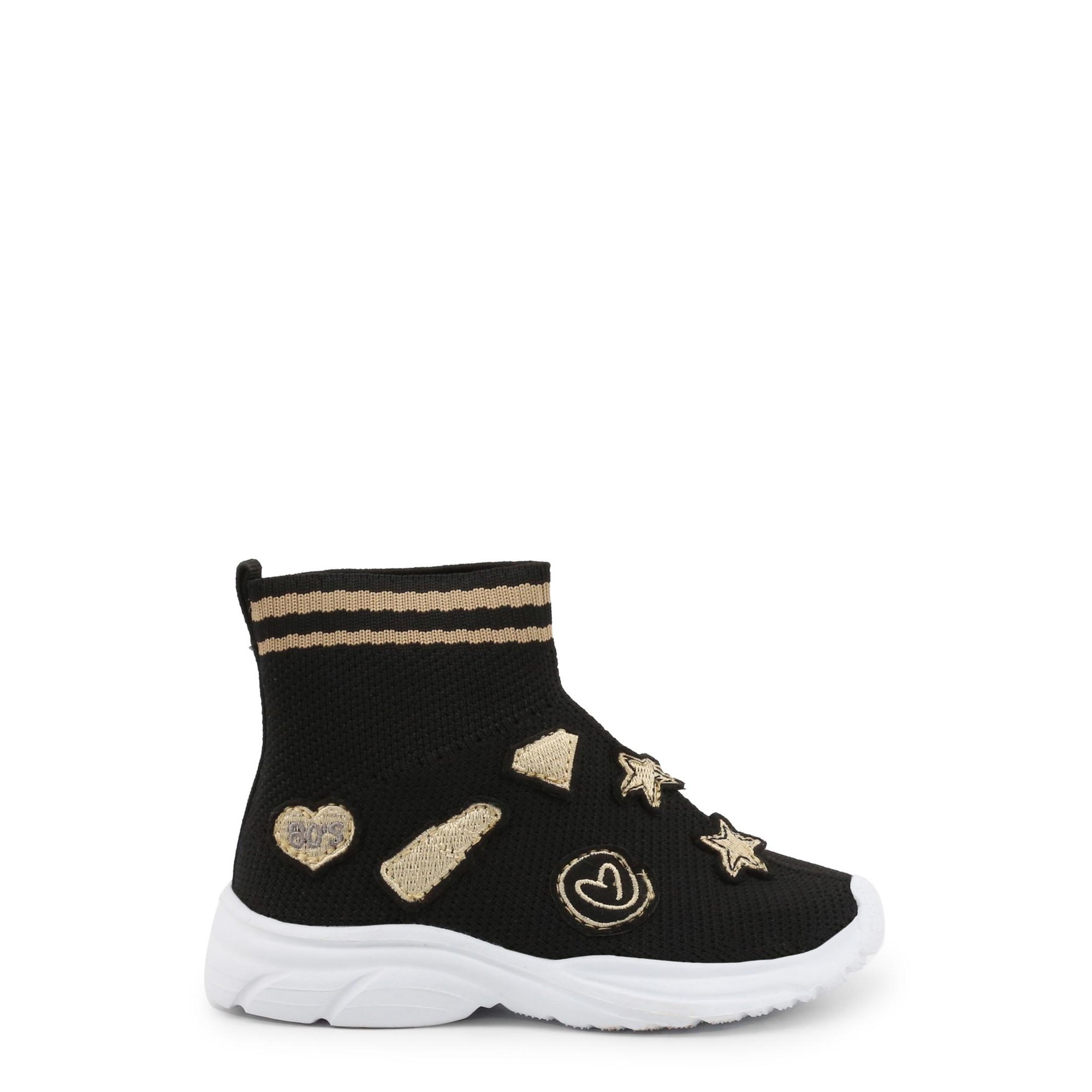 Sneakers Nero Bambina Shone vista0