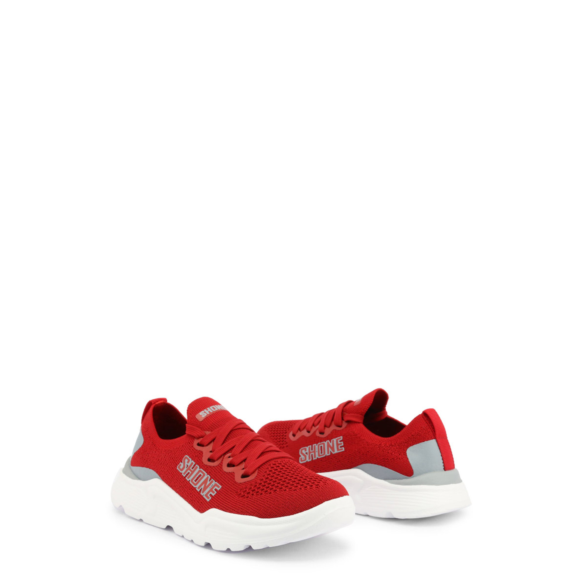 Sneakers Rosso Bambina Shone vista2