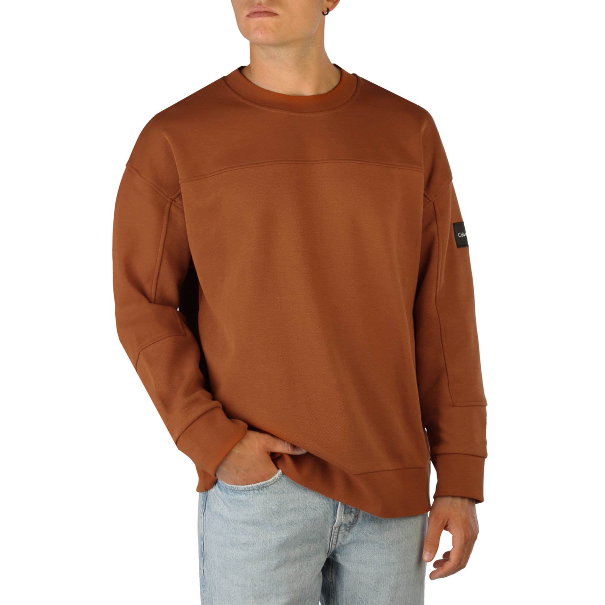 Felpe Marrone Uomo Calvin Klein vista0