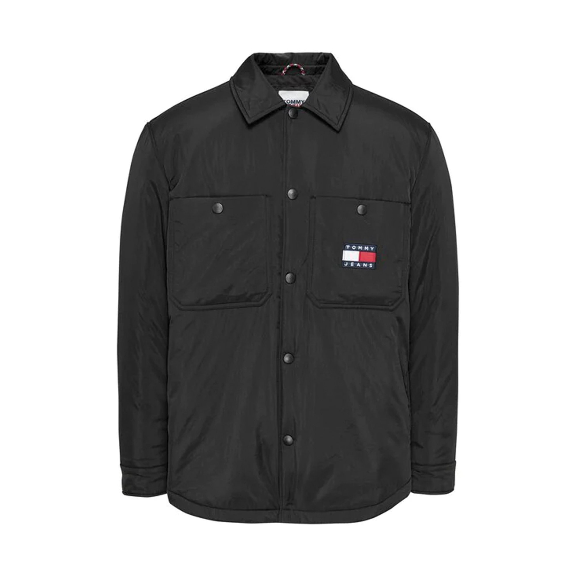 Tommy Hilfiger giaccone con distintivo nero Tommy Hilfiger  vista0