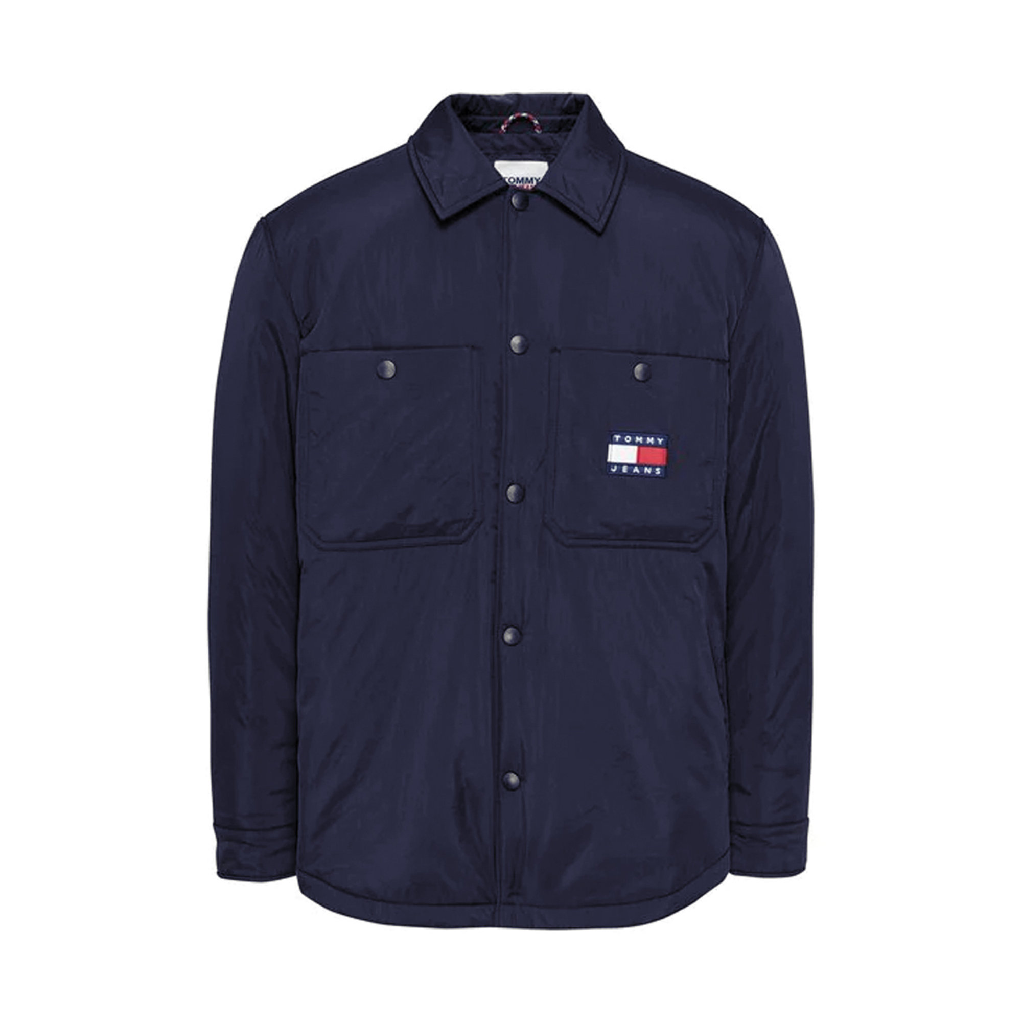 Tommy Hilfiger giaccone con distintivo blu navy Tommy Hilfiger  vista0
