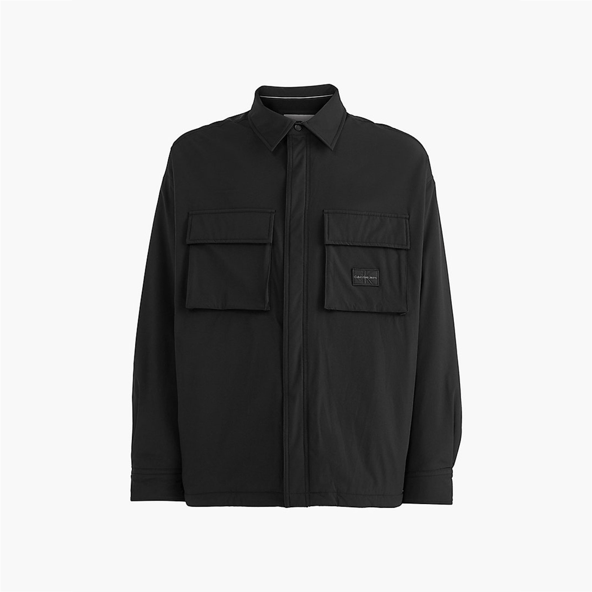 Calvin Klein giacca-camicia nera Calvin Klein vista3