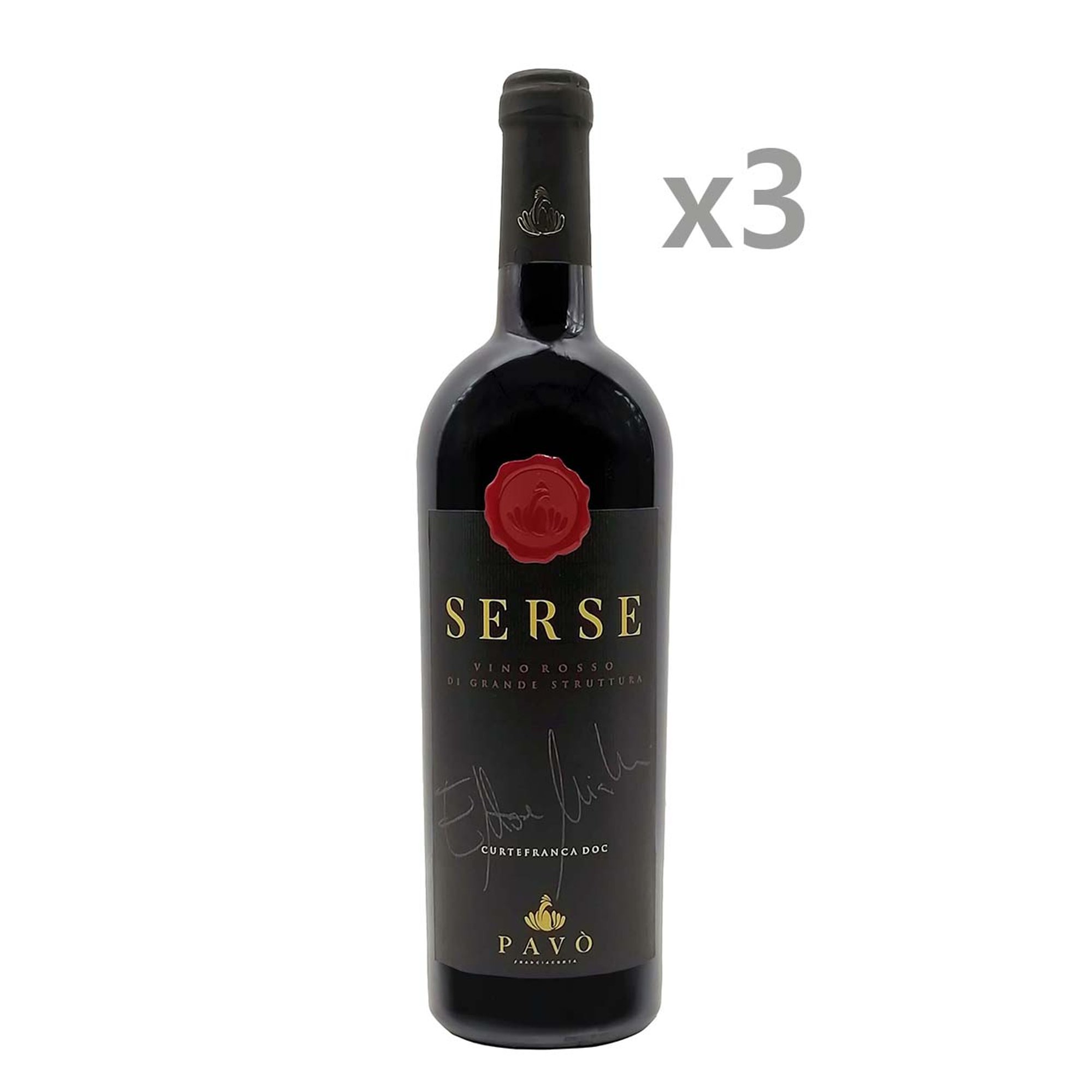 3 pulloa - Serse Curtefranca DOC Riserva 2018 Pavò vista0