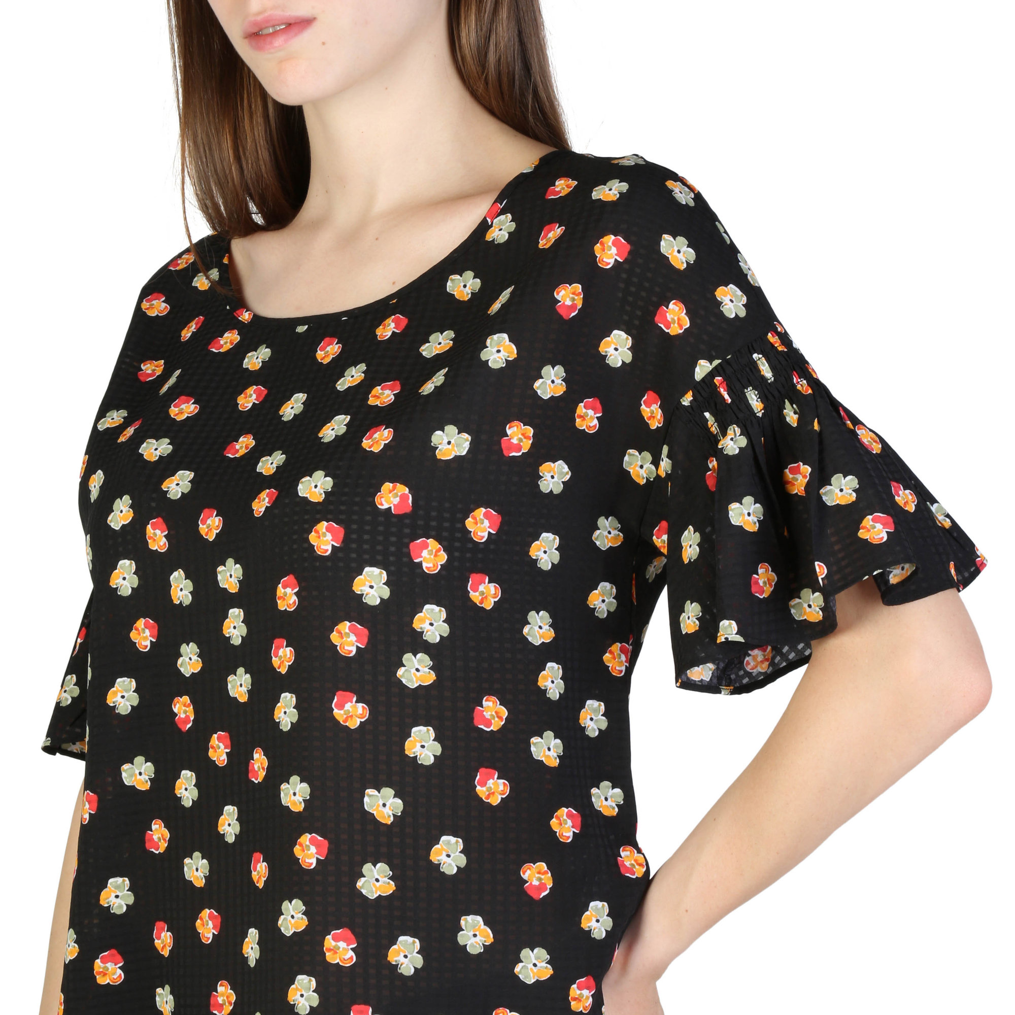 T-shirt Nero Donna Armani Exchange  vista2