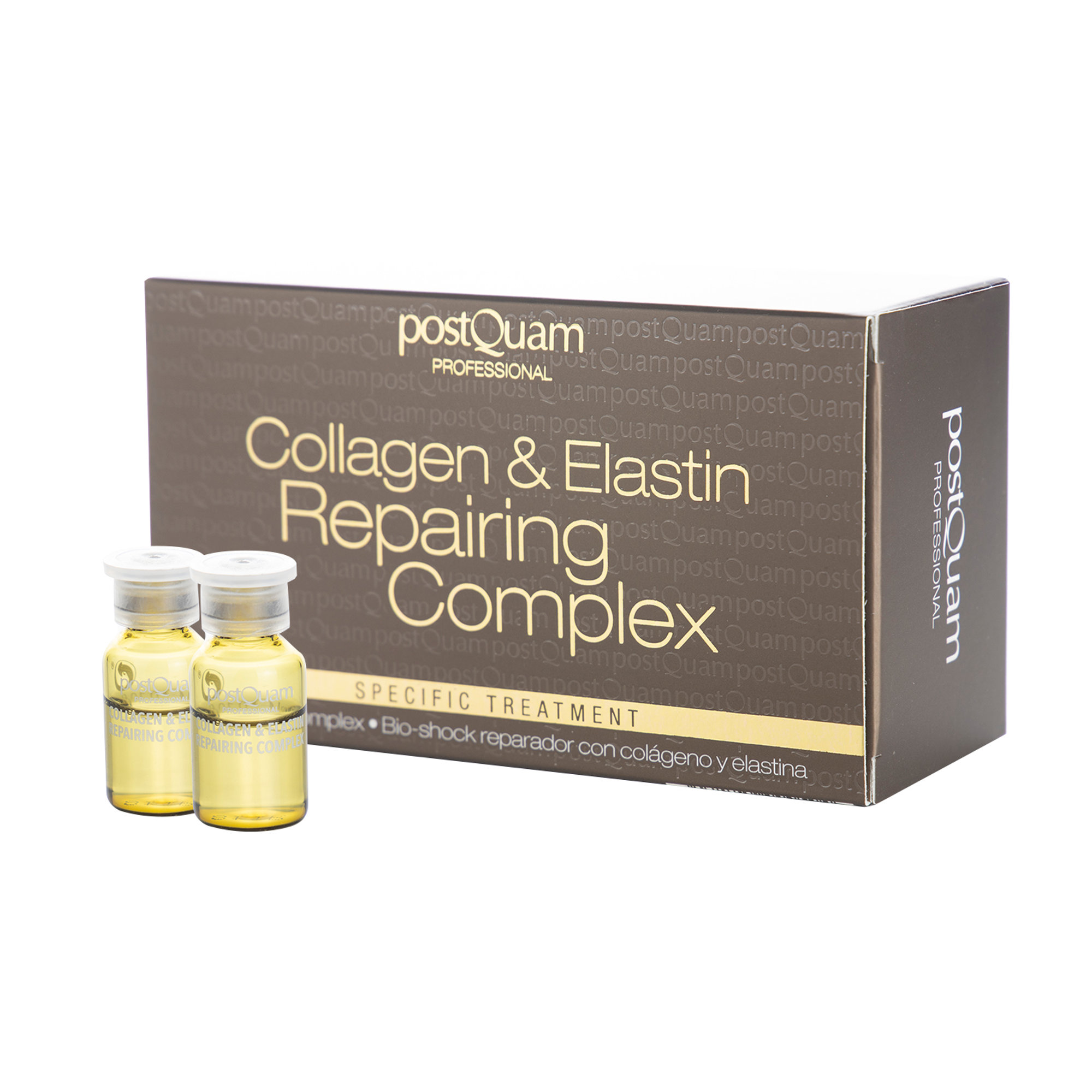 COMPLESSO RIPARATORE DI COLLAGENE ED ELASTINA 12 FLACONCINI X 3 Postquam vista0