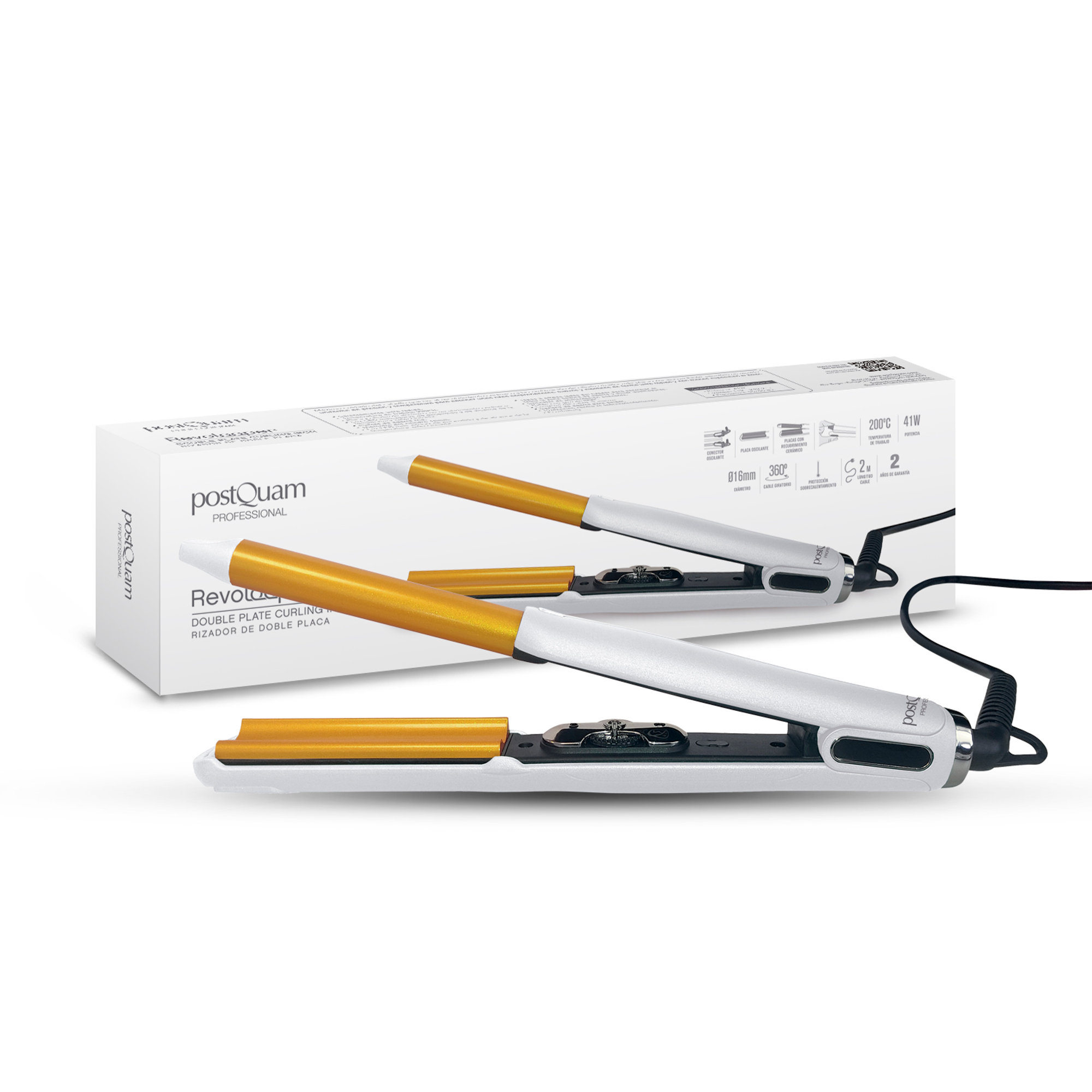 REVOLOOPER DOUBLE PLATE CURLING IRON Postquam vista0