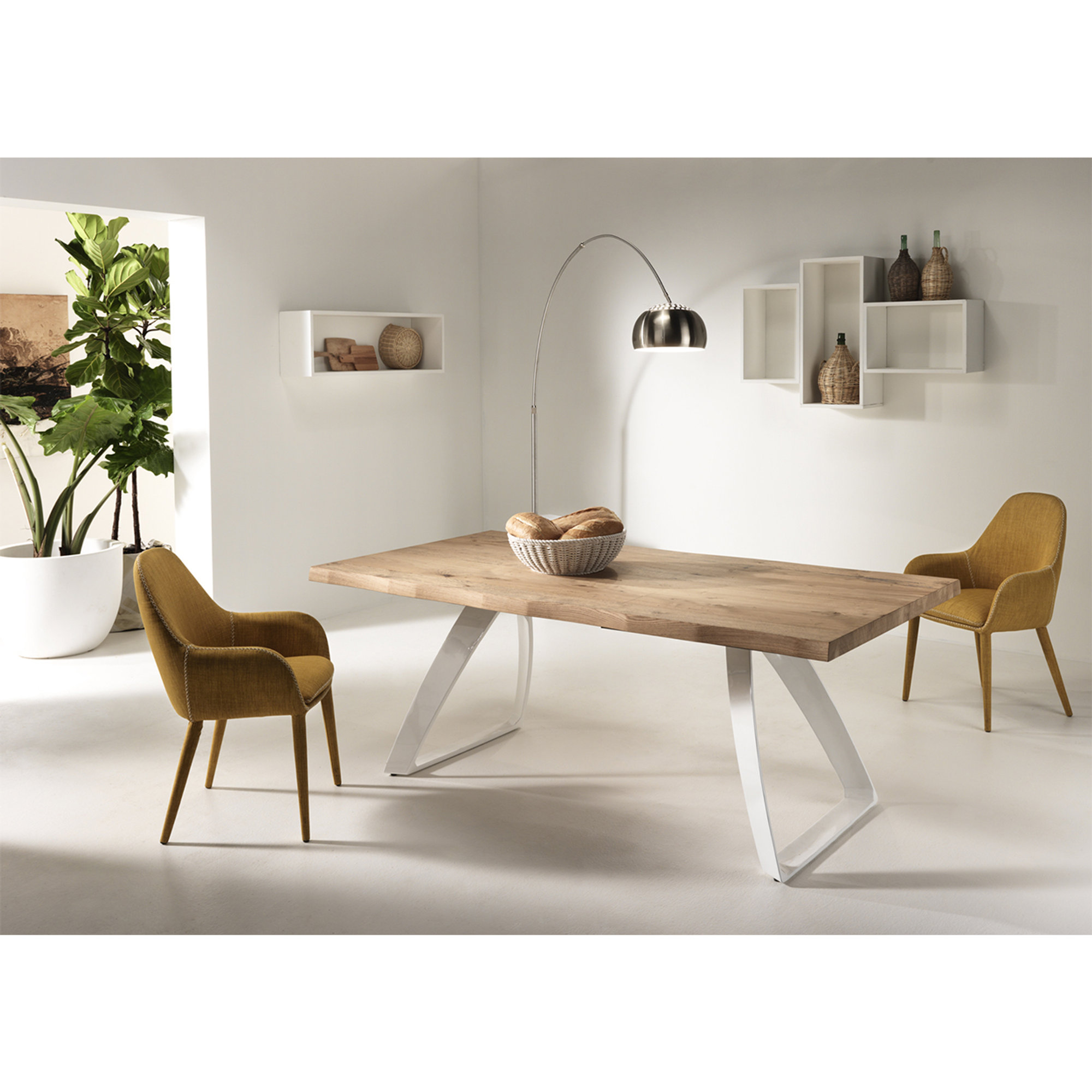 Tavolo Allungabile (200/300 x 100 cm), rovere Stones vista2