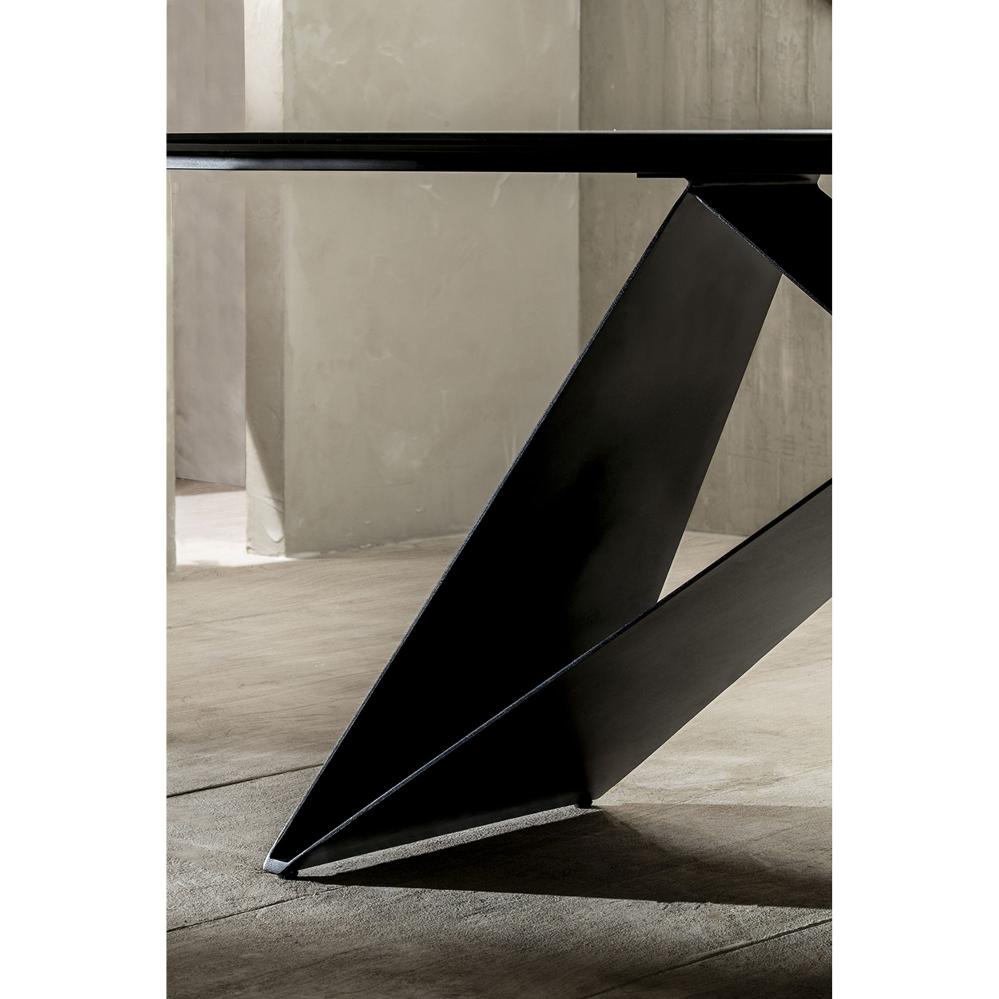 Tavolo Fisso (220 x 110 cm), Portoro/antracite Stones vista2