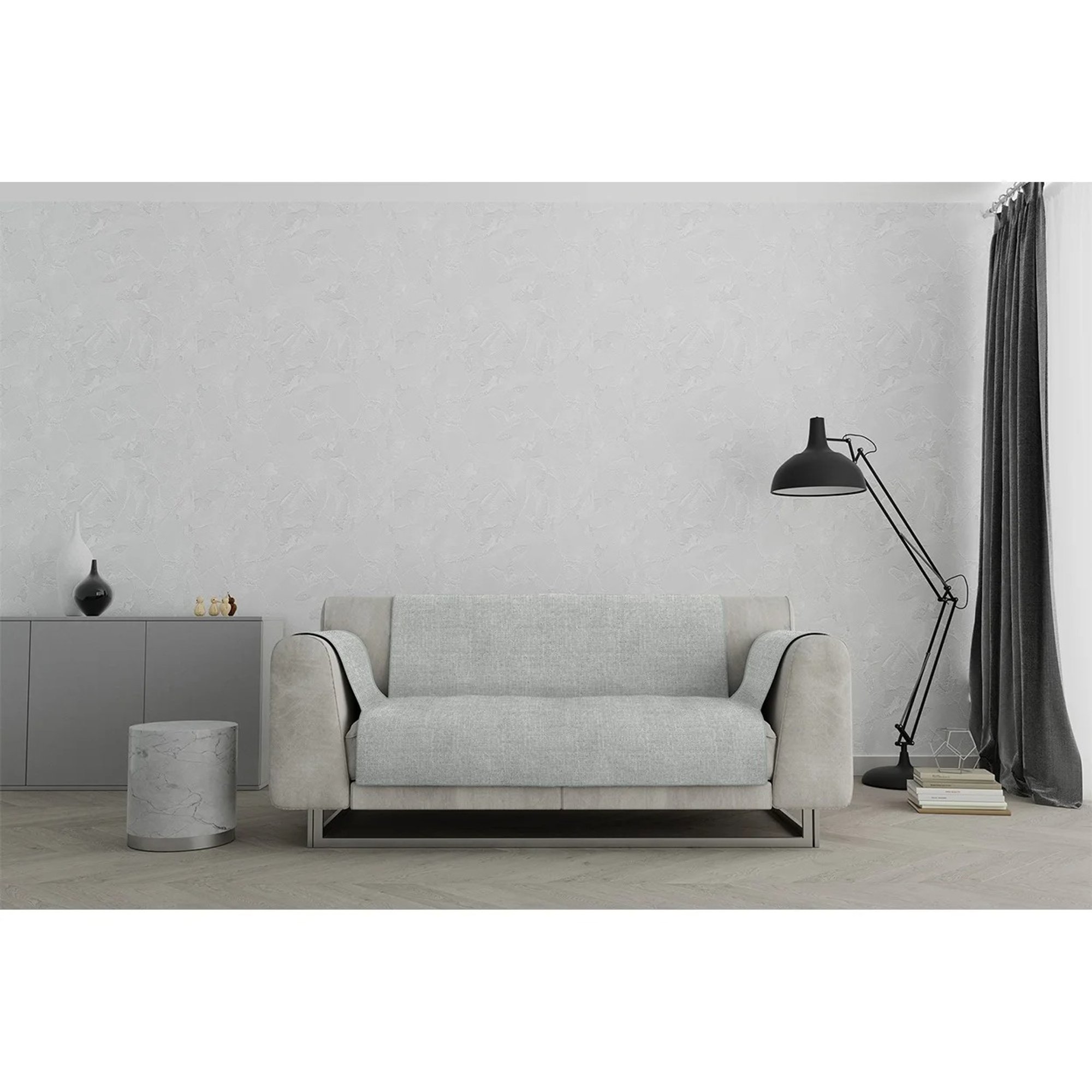 Funda sofá antideslizante COMFORT, gris DATEX vista9