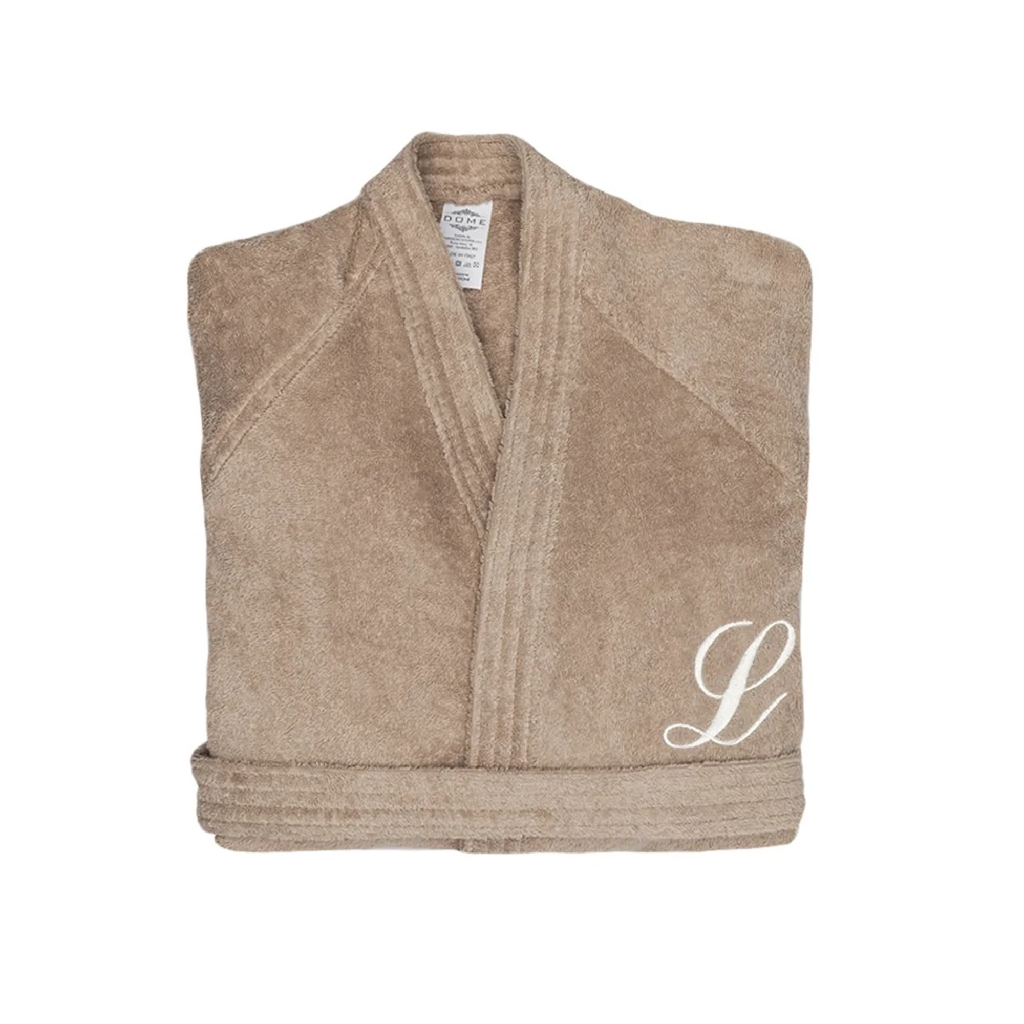 Accappatoio kimono Monogram L,tortora Monogram vista0