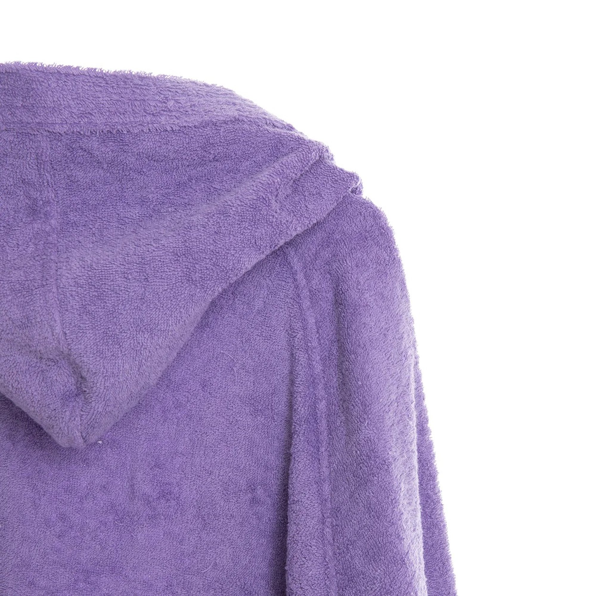 Monogram badjas met capuchon b, lila Monogram vista2
