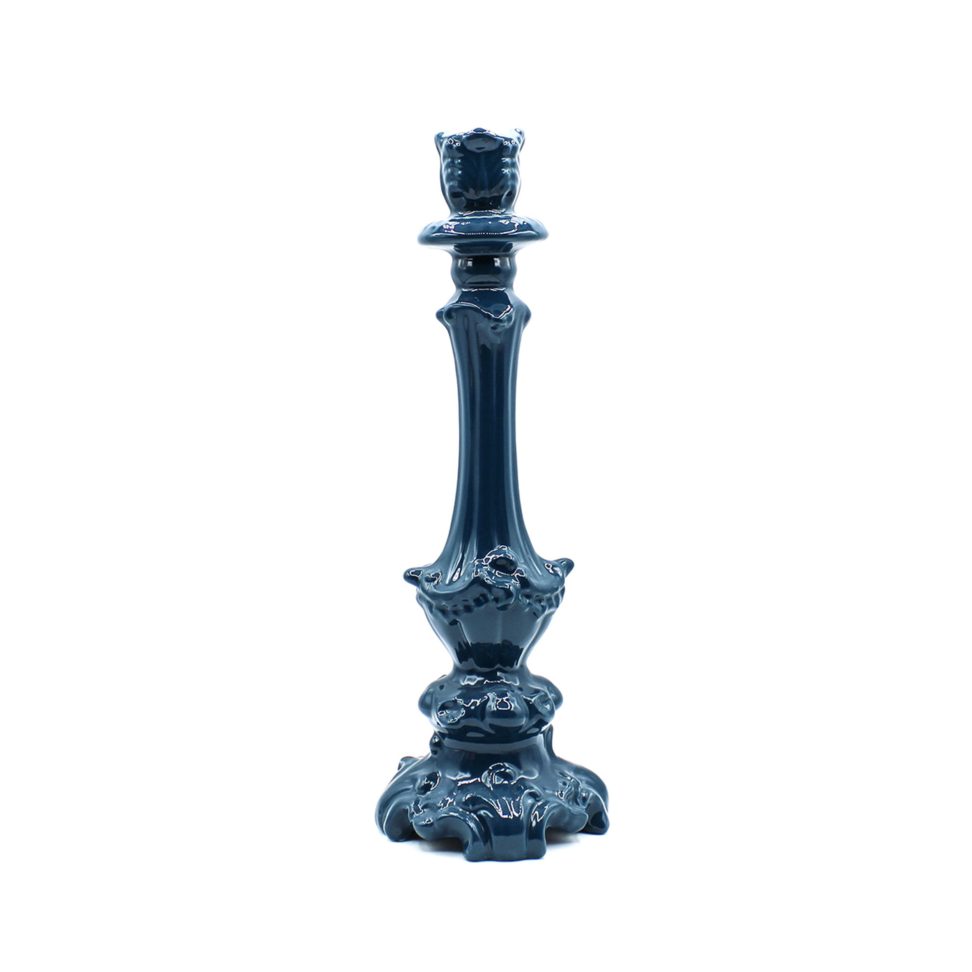 Candeliere Barocco #1, blu lucido Ceramiche Rebirth vista0