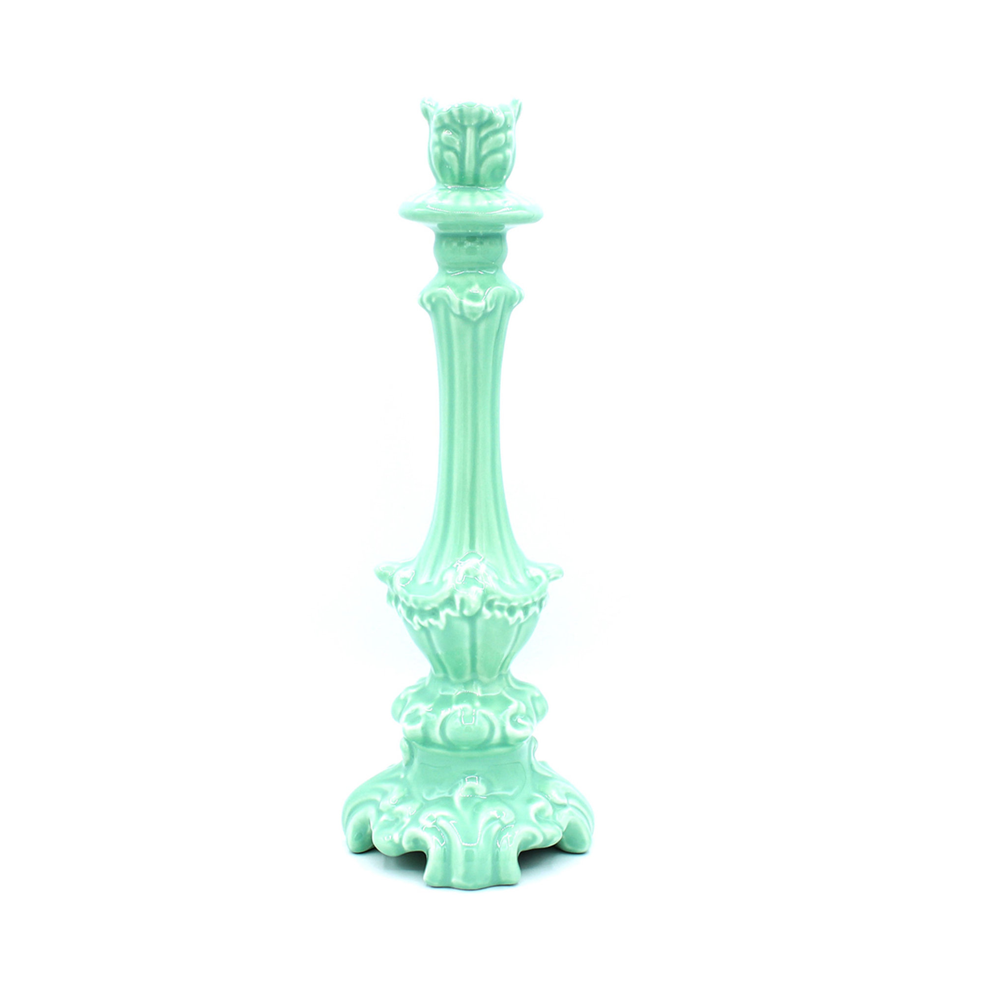 Candeliere Barocco #1, tiffany lucido Ceramiche Rebirth vista0