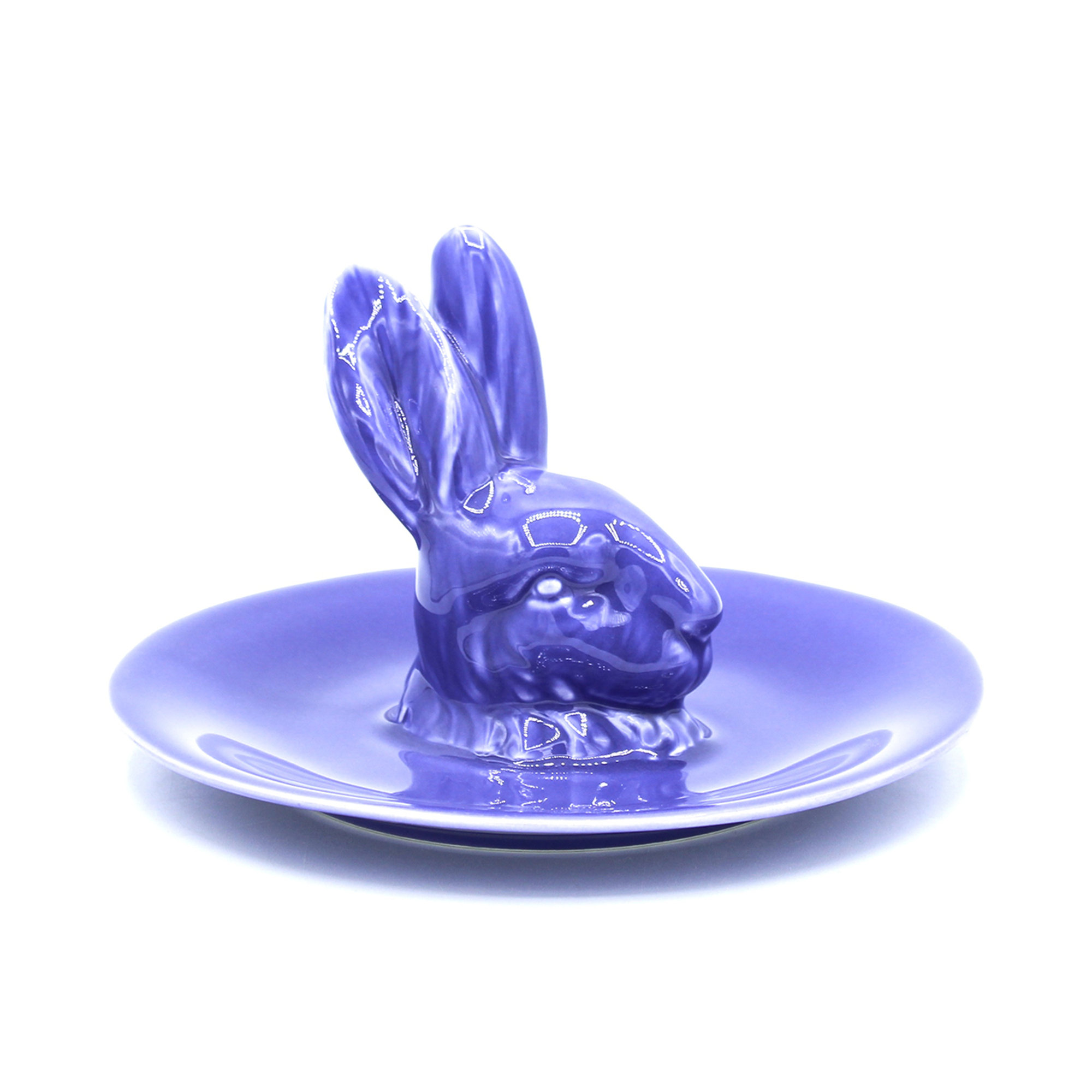 Piattino Peter, very peri lucido Ceramiche Rebirth vista0