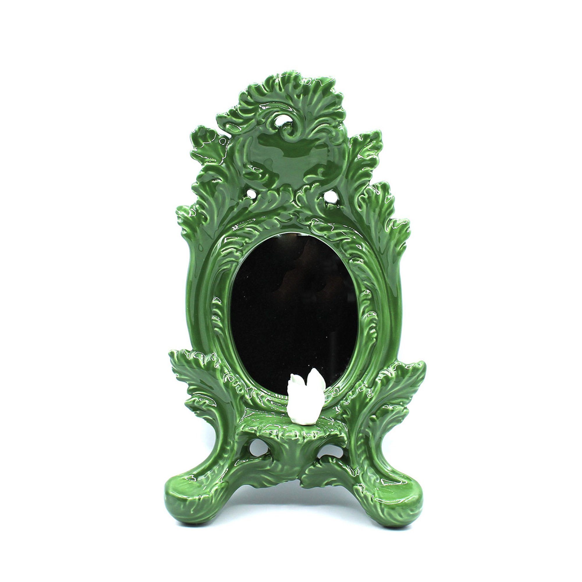 Specchierina, verde bosco lucido Ceramiche Rebirth vista0