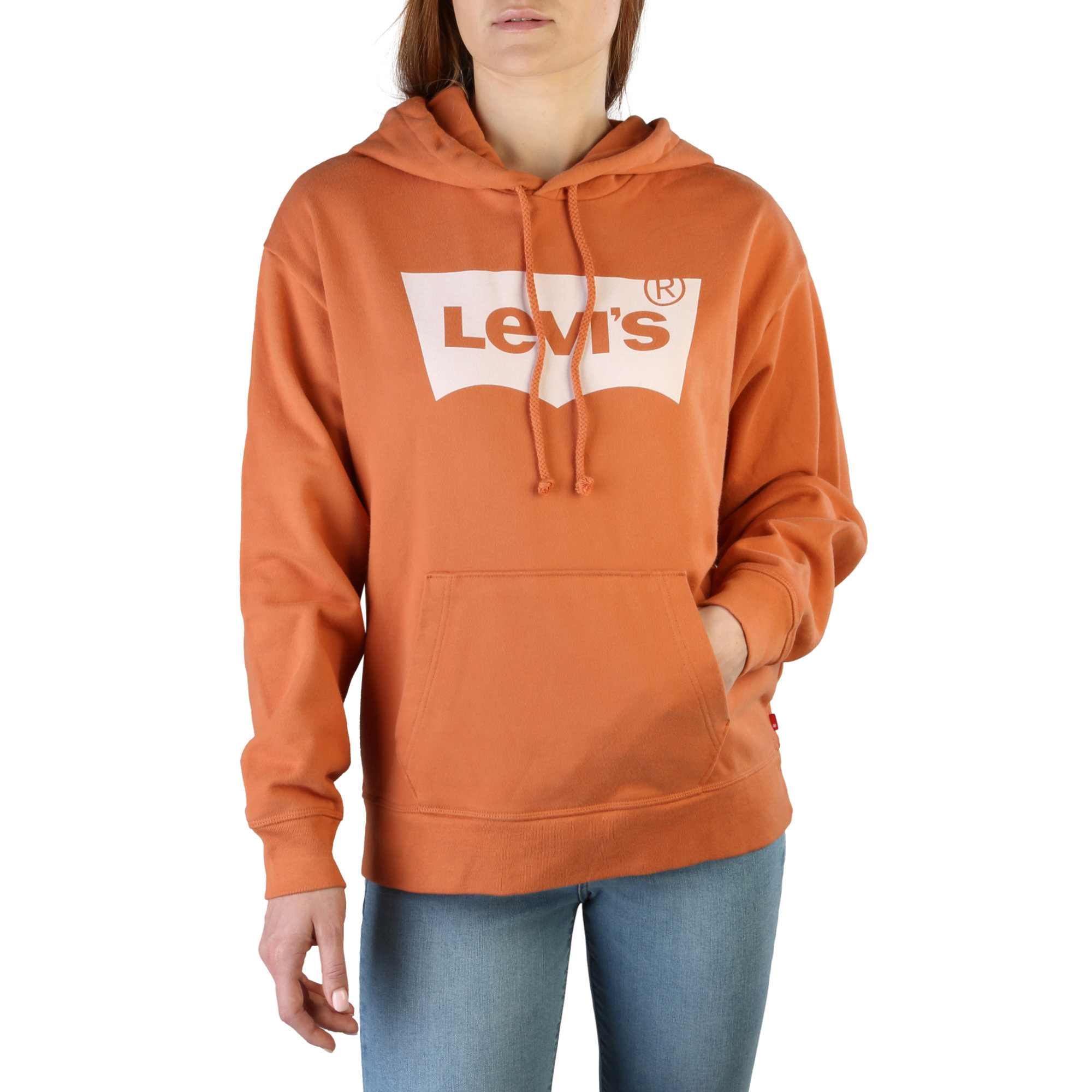 Felpe Arancione Donna Levi's vista0