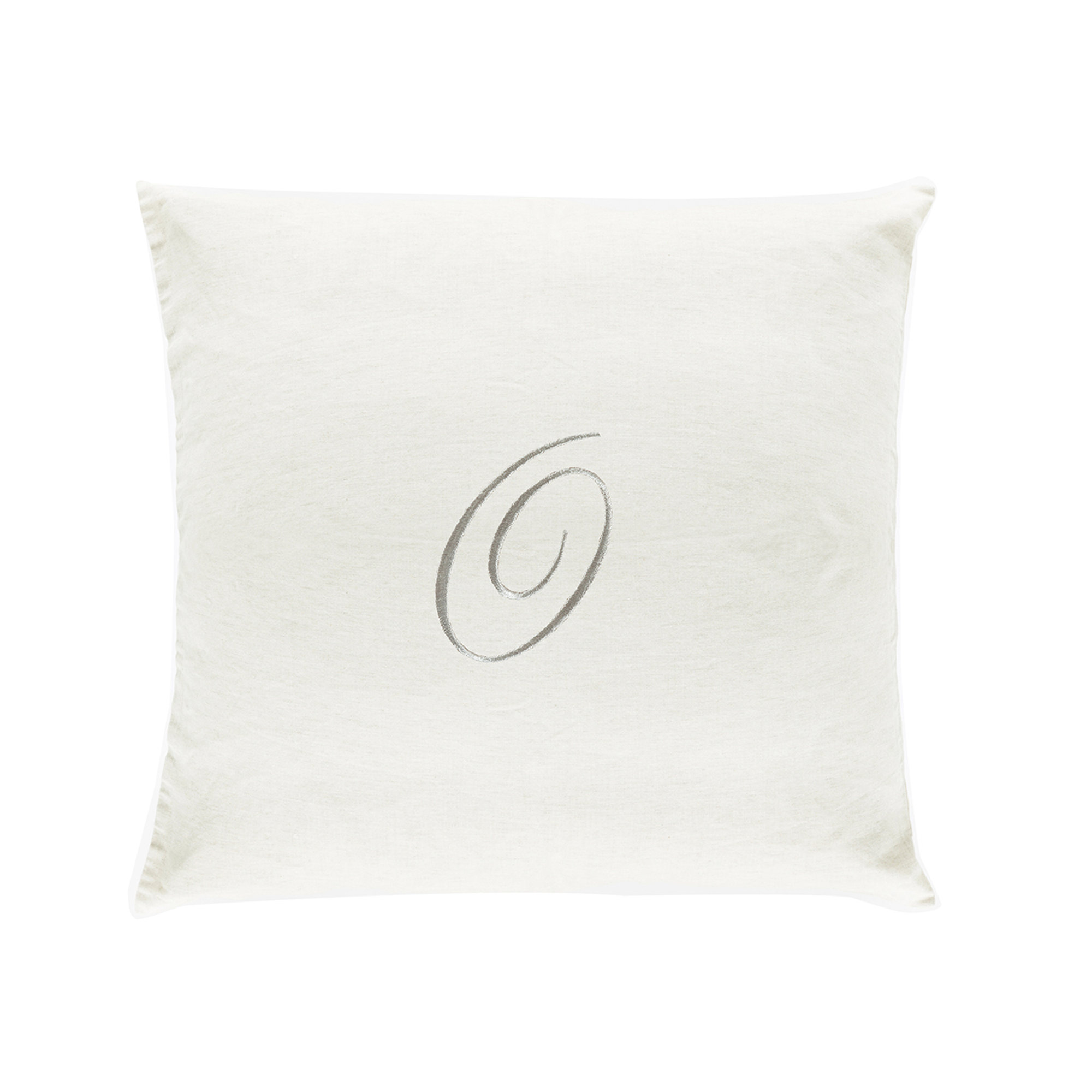 Coussin Arredo Monogram en monogramme misto lino melange _ O Monogram vista0