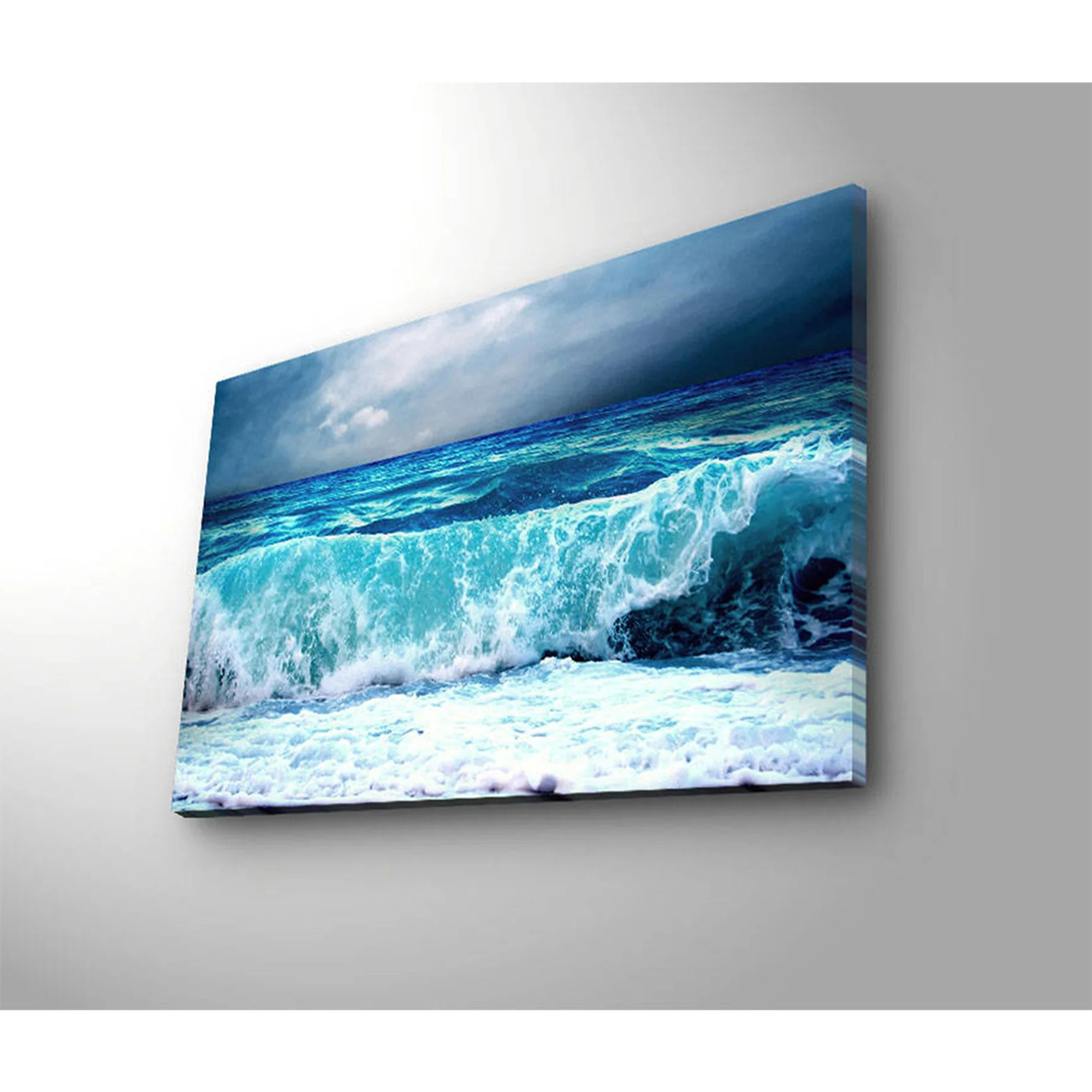 4570dact-15decoratieve schilderij op canvas verlicht met led Wall addiction vista0