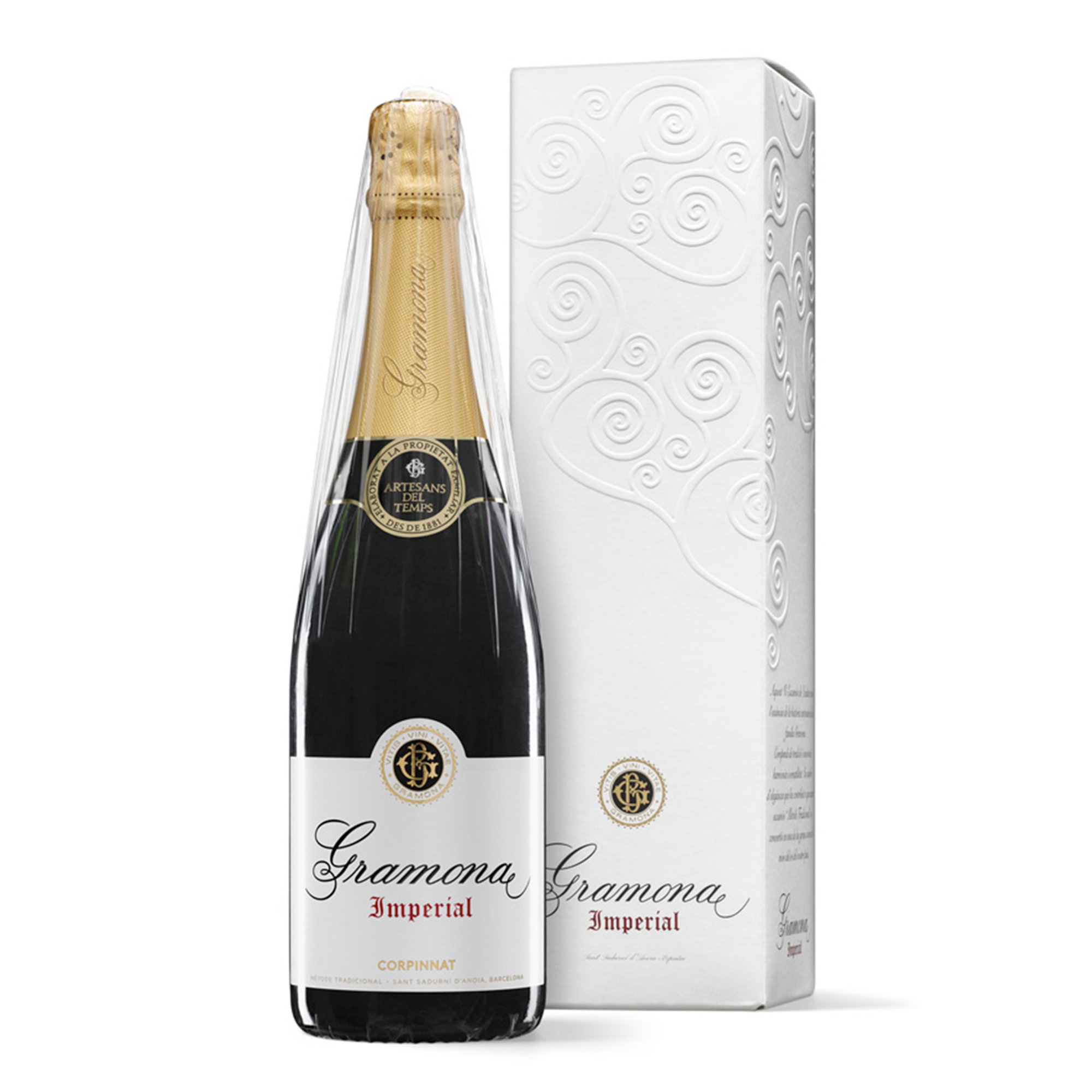 1 botella - "Imperial" Corpinnat Brut estuchado 2015 GRAMONA vista0