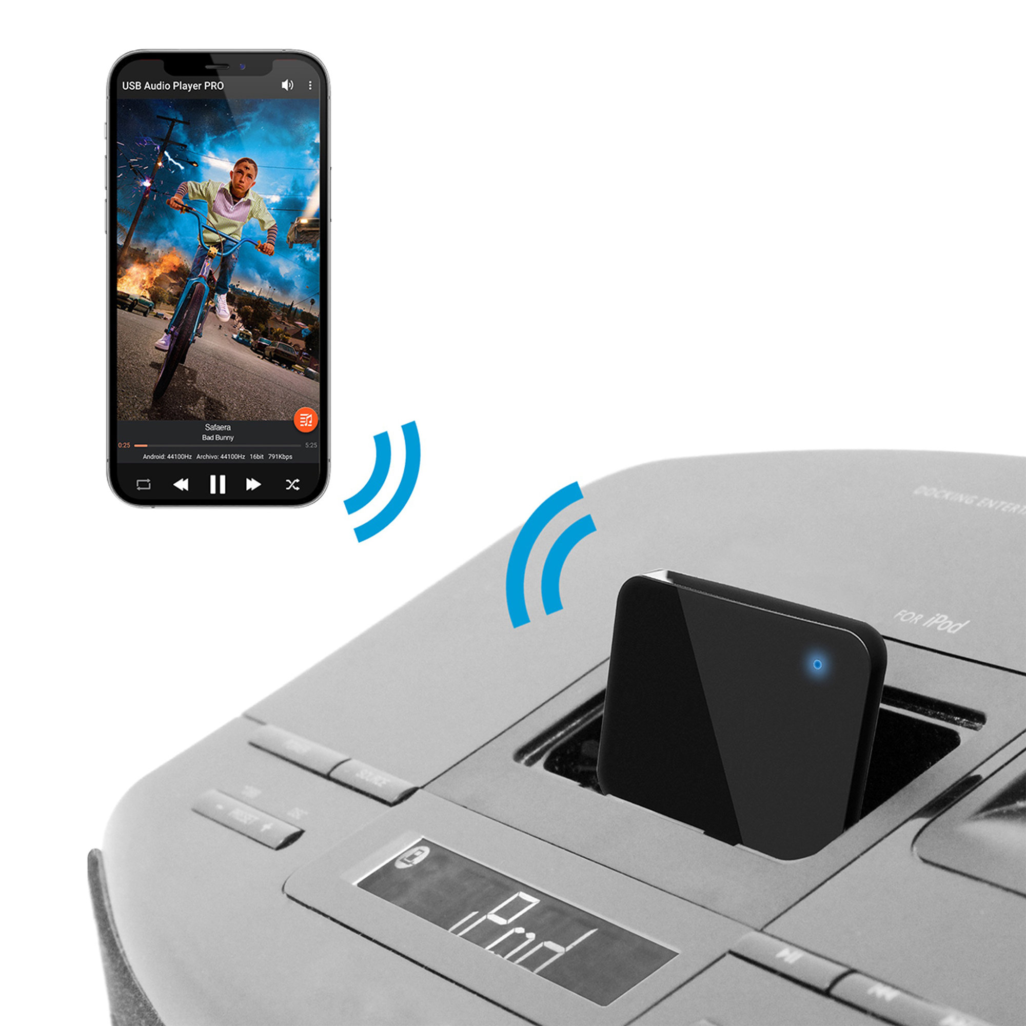Ricevitore audio Bluetooth per Unotec airdock ii a 30 pin UNOTEC vista0