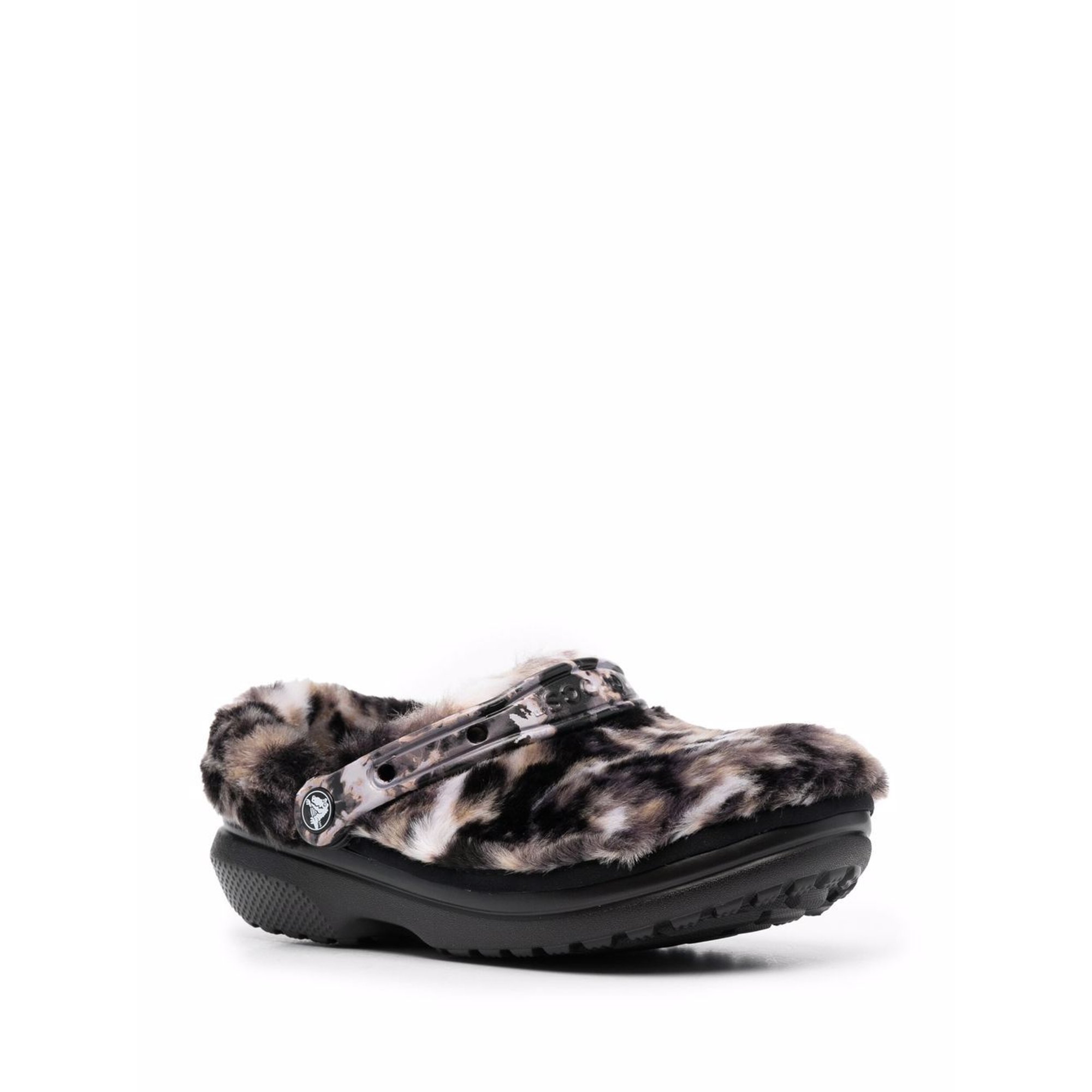 Mules classiques en fourrure Sure W Crocs vista3