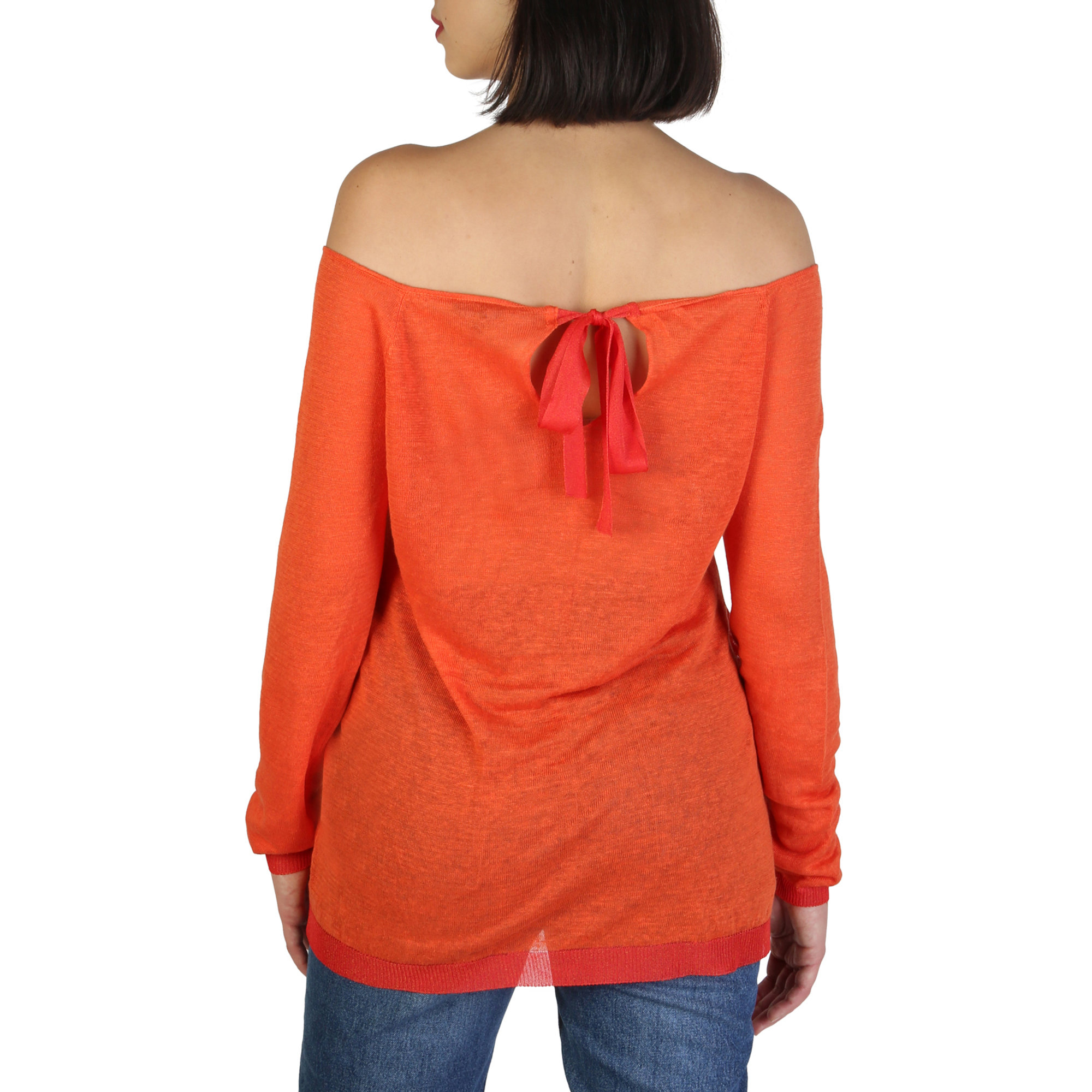 Maglie Arancione Donna Armani Jeans vista1
