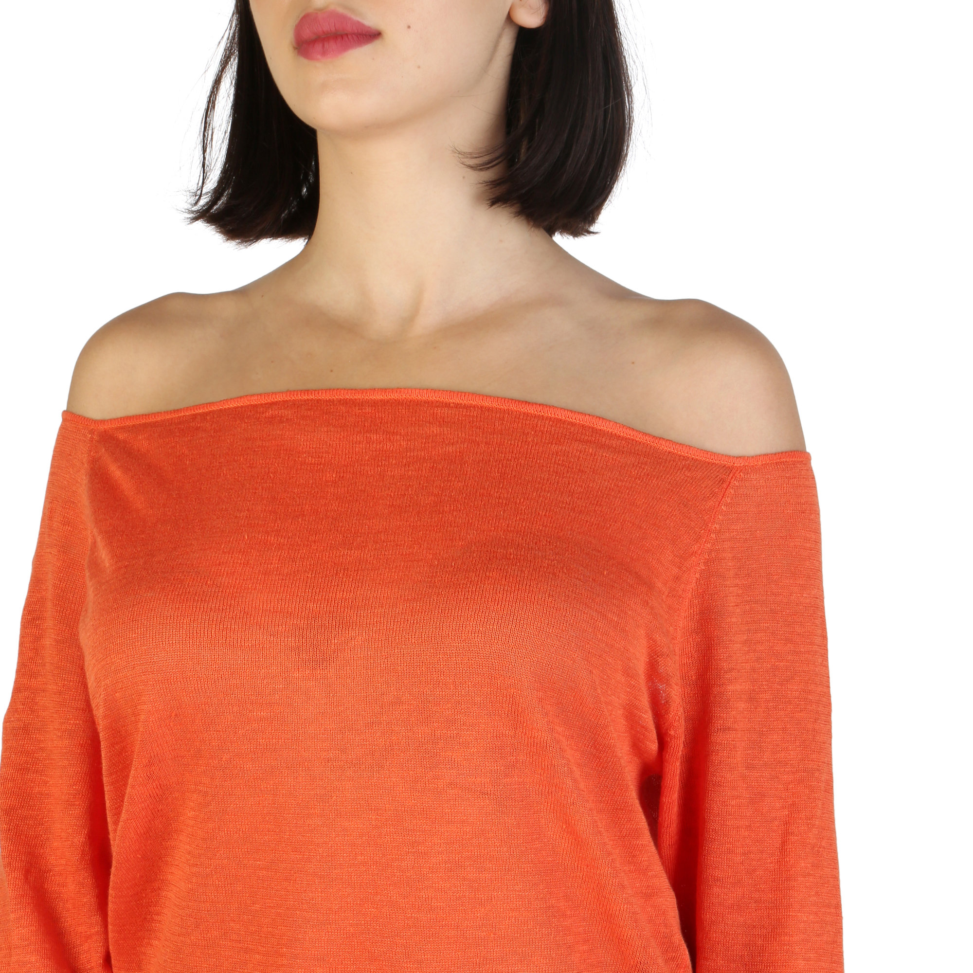Maglie Arancione Donna Armani Jeans vista2