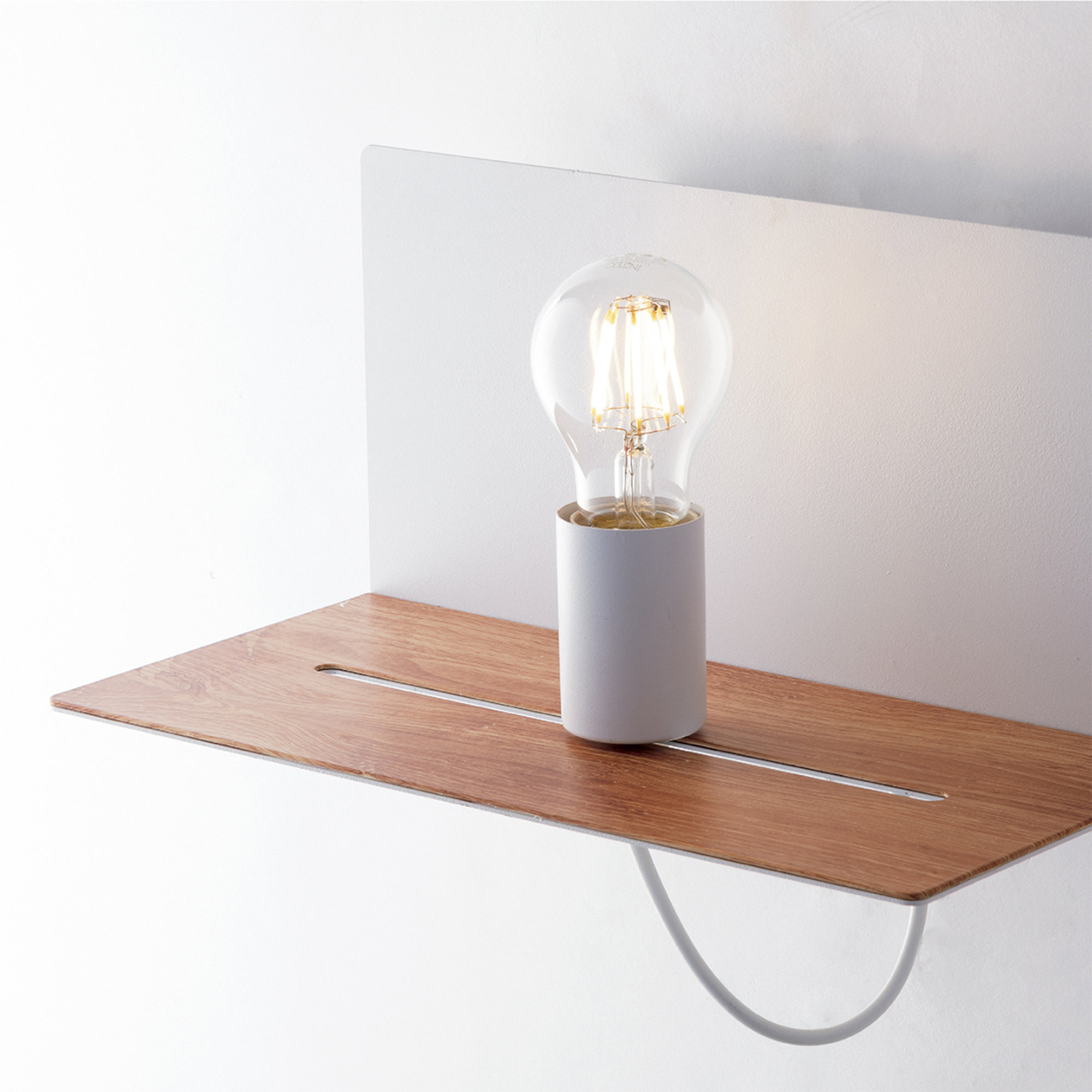 Applique met usb INEZ, wit TFT Home vista2