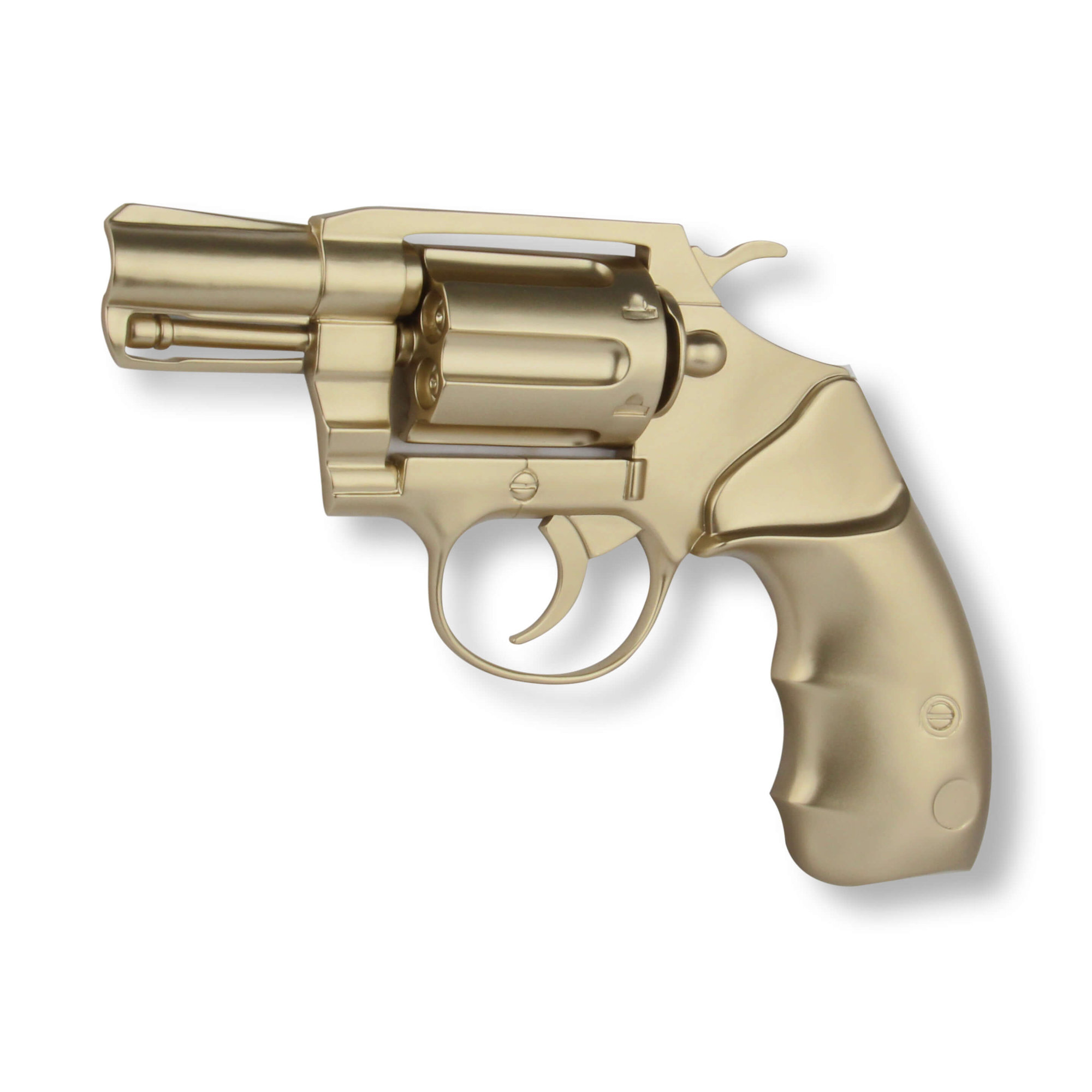 Adm - Sculpture « Gun » en résine - Couleur dorée ArteDalMondo vista0